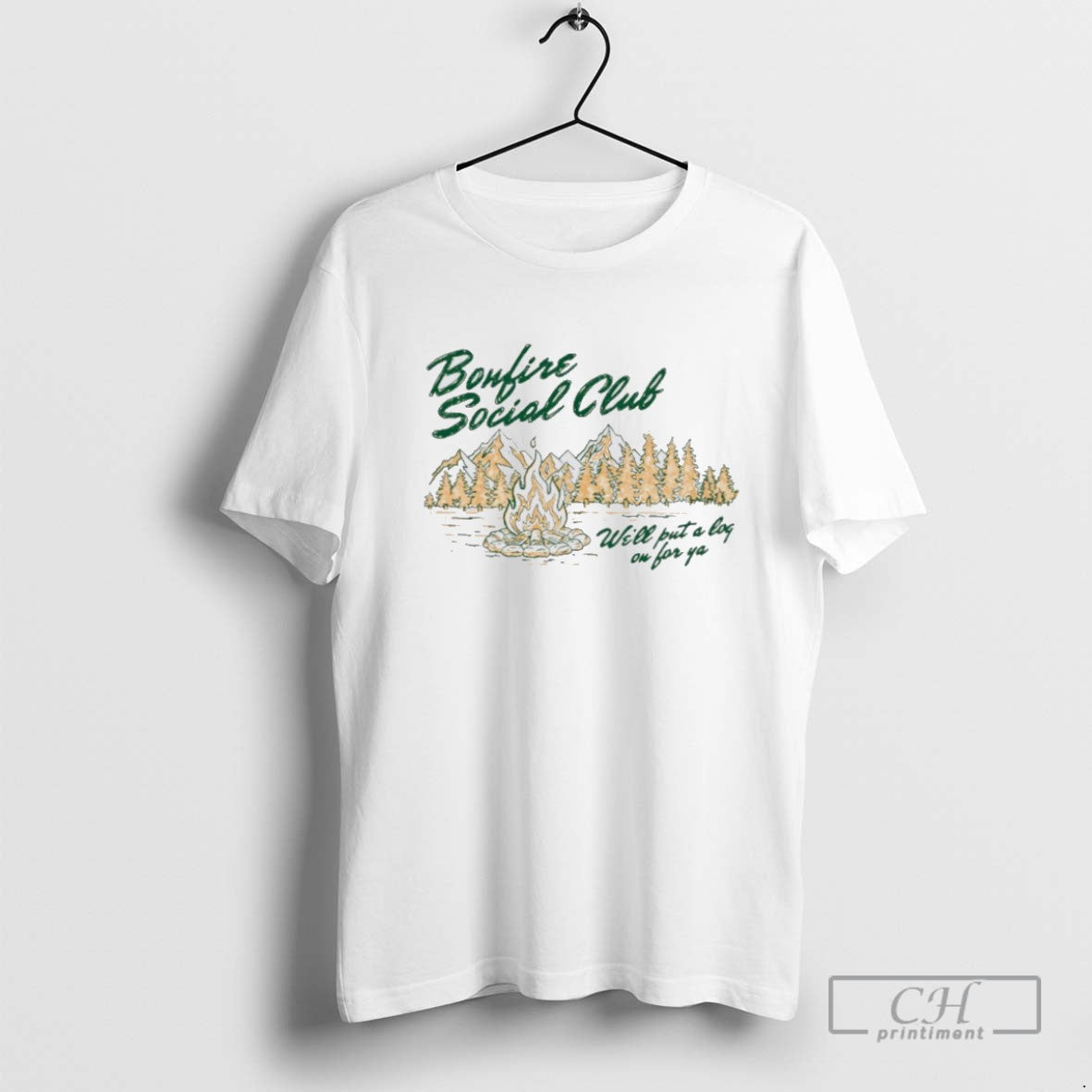 Bonfire Social Club Well Put Log Ya Long Sleeve Authentic Style