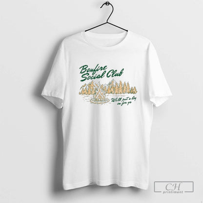 Bonfire Social Club Well Put Log Ya Long Sleeve Authentic Style