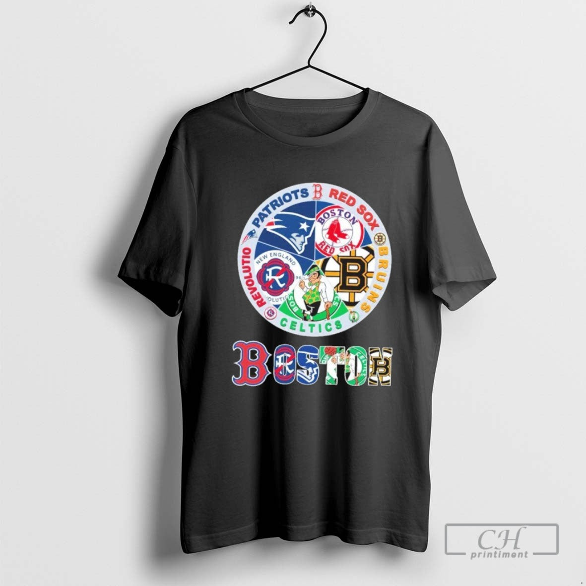 Boston Patriots Red Sox Bruins Celtics Revolution Sweatshirt
