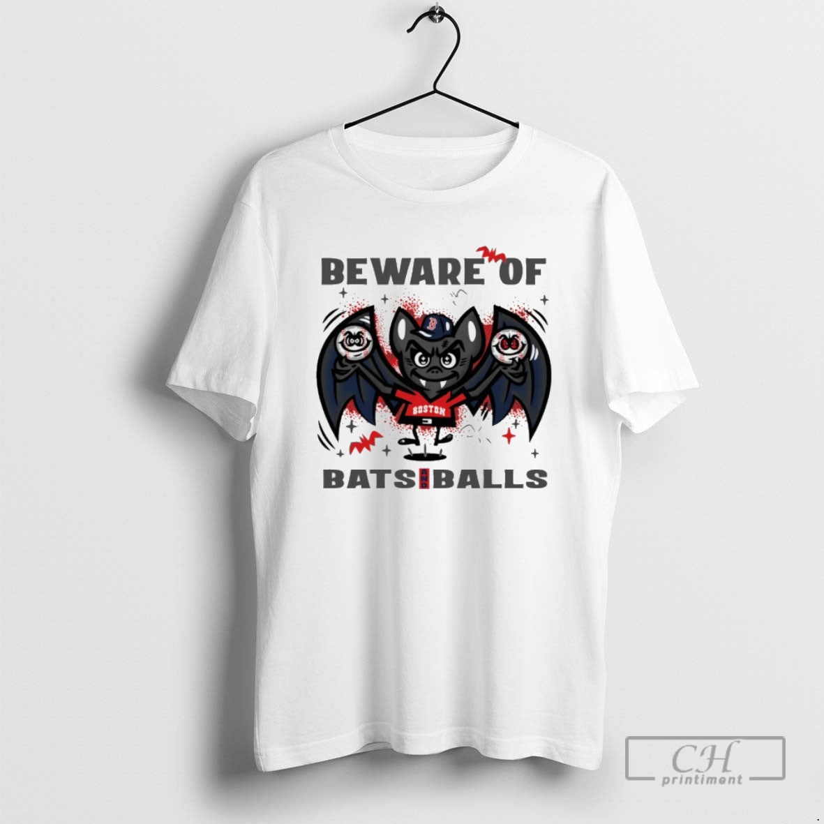 Boston Red Sox Beware Bats And Balls October Halloween T Shirts Shirt