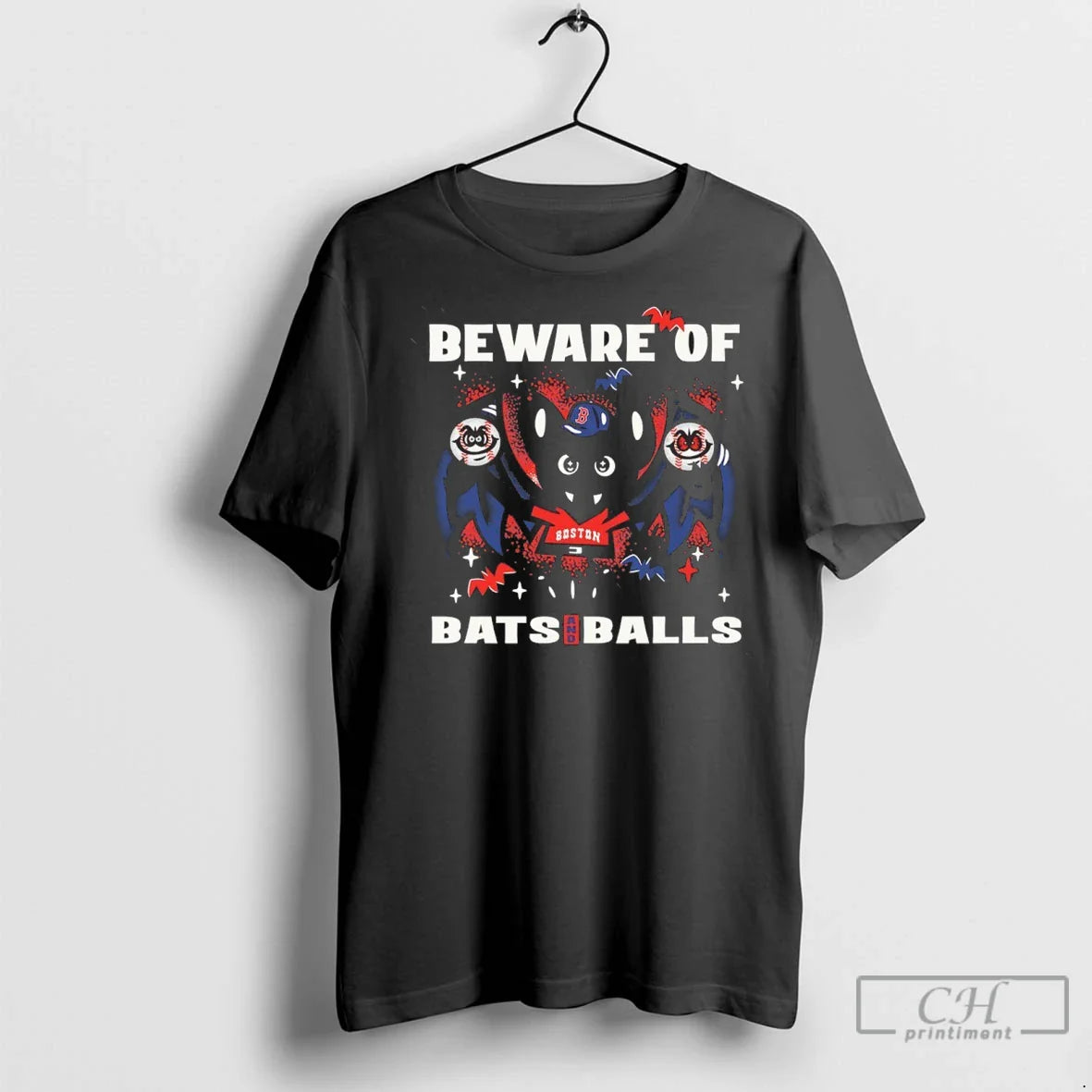 Boston Red Sox October Beware Bats And Balls T Shirts Long Sleeve