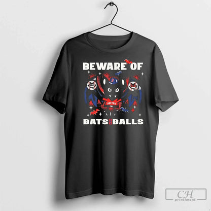 Boston Red Sox October Beware Bats And Balls T Shirts Long Sleeve