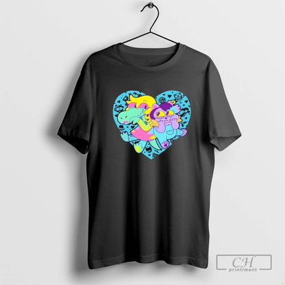 Bratty And Catty Heart Sweatshirt Elegant Style