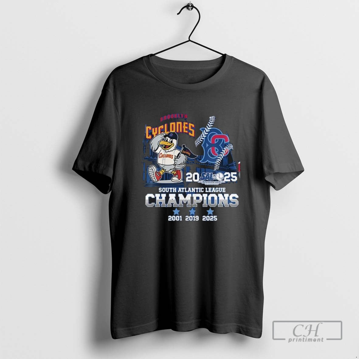 Brooklyn Cyclones 2025 South Atlantic League Champions 3X Tank Top