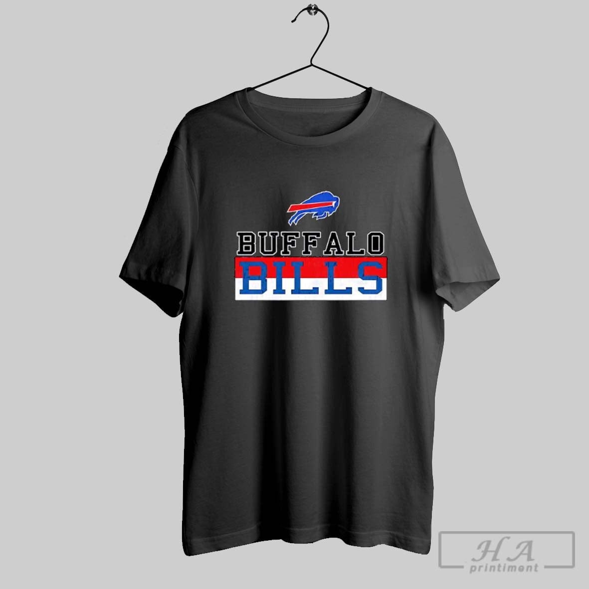 Buffalo Bills Reversible Wordmark Crew Shirt Elegant Look