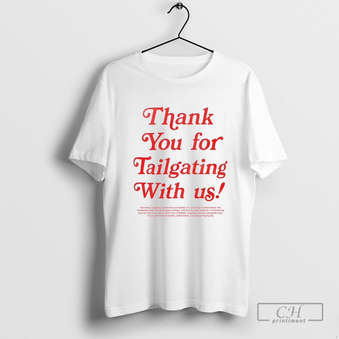 Buffalo Bills Thank You Tailgating Us Hoodie Authentic Outfit