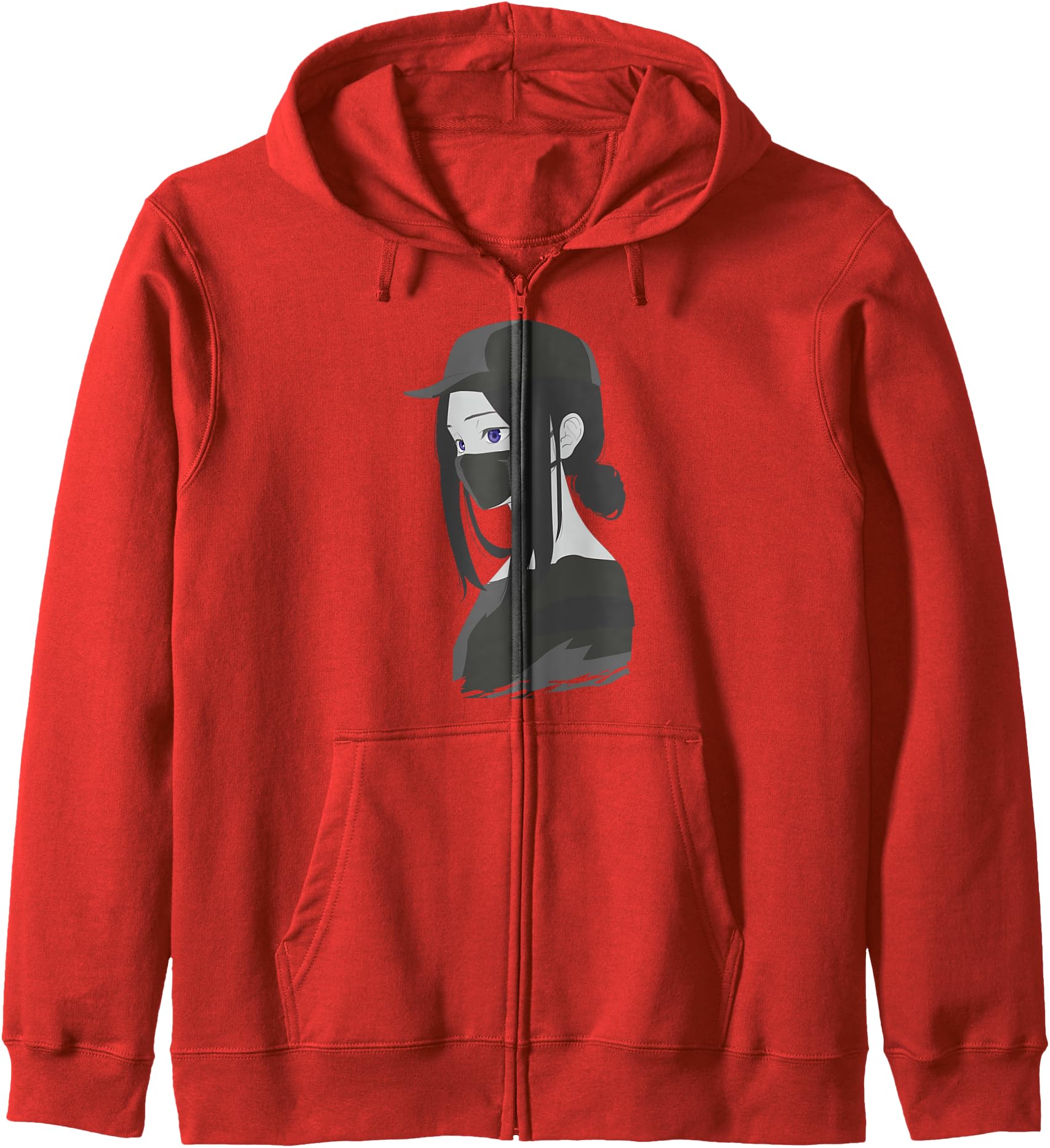Anti Social Japanese Aesthetic Vaporwave - Dark Anime Girl Hoodie