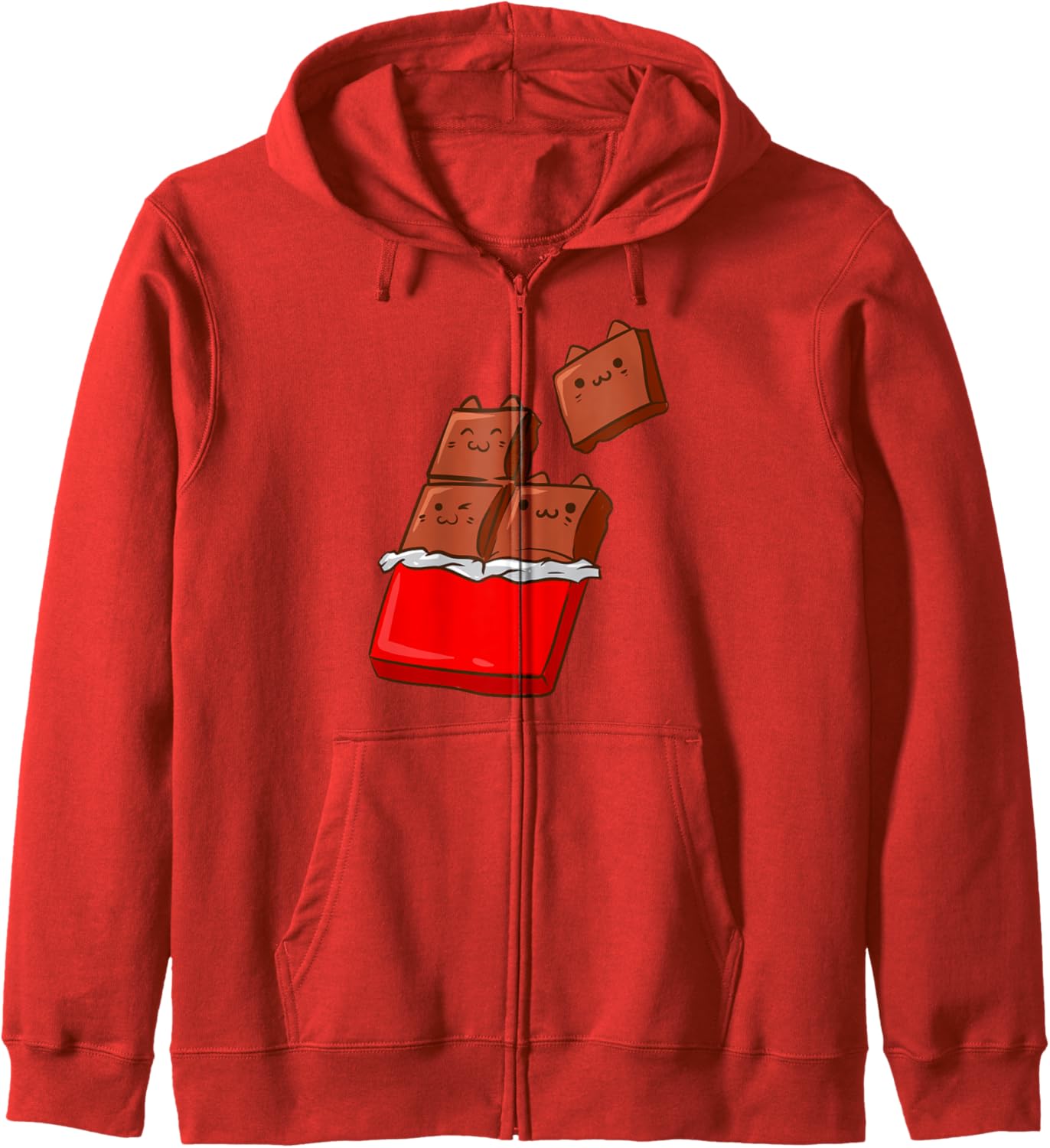 Milk Chocolate Bar Cats Kitten - Cute Kawaii Anime Kawaii Hoodie