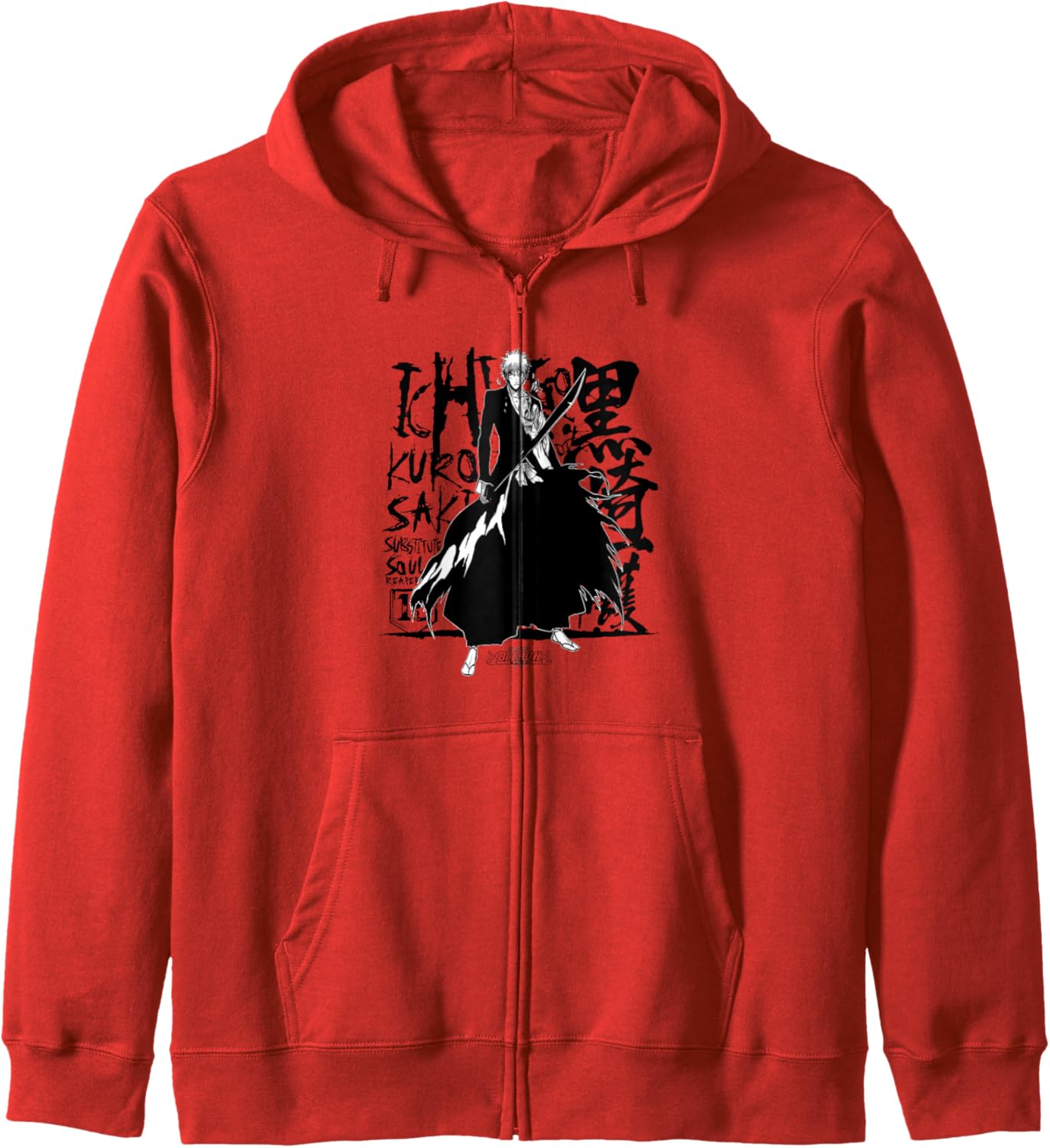 Bleach Ichigo Rough Type Anime Hoodie