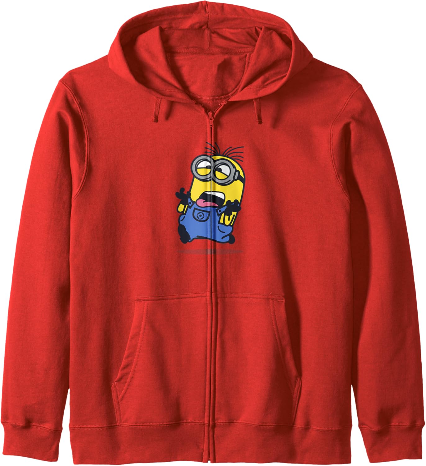 Despicable Me Minions Running Away Portrait Zip Hoodie