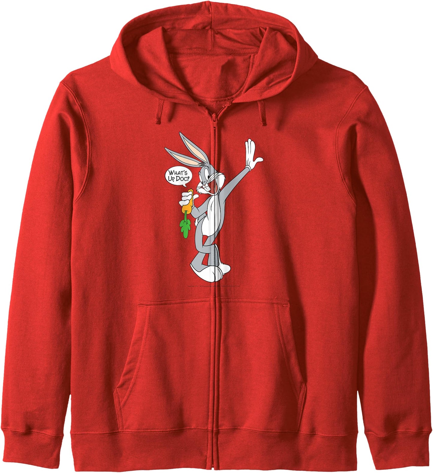 Looney Tunes Bugs Bunny What's Up Doc Portrait Zip Hoodie