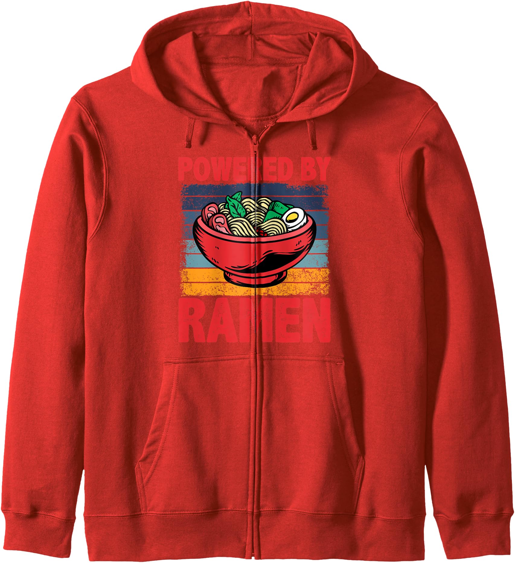 Powered By Ramen Noodle For Men Women, Cute Anime Hoodie