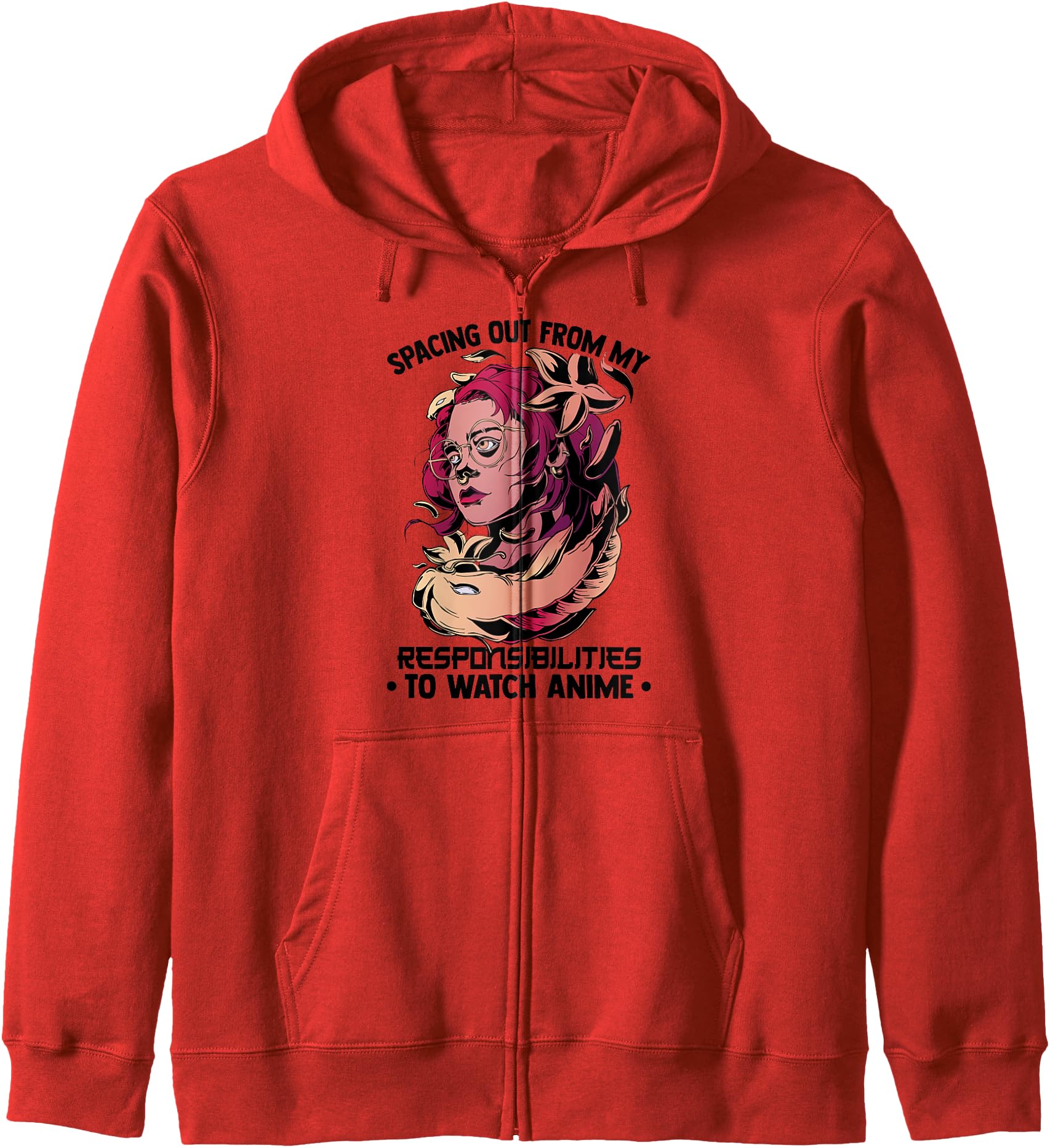 Spacing Out From My Responsibilities To Watch Anime - Otaku Hoodie