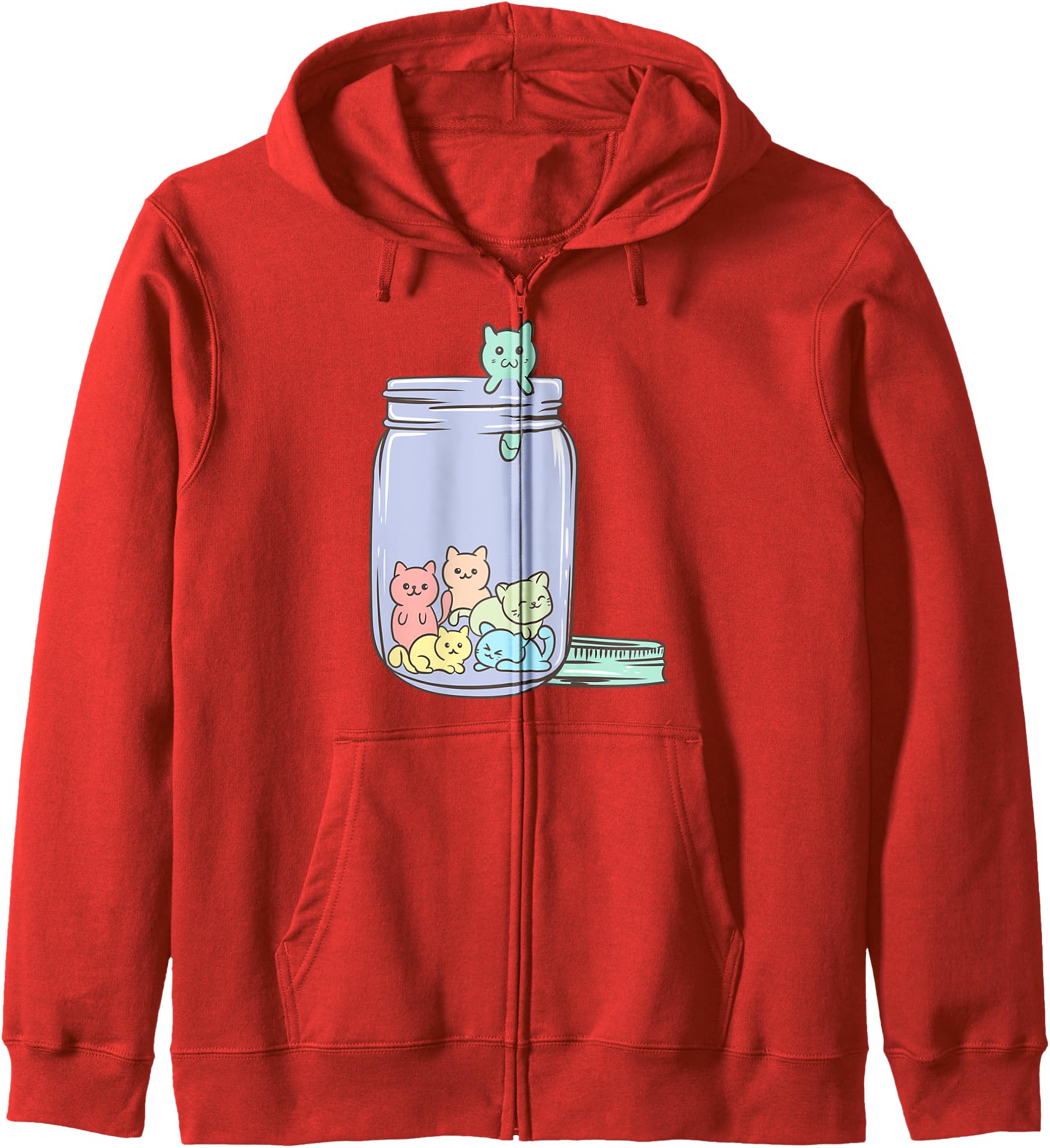 Cat Kitten Anti Depressants - Cute Pastel Goth Kawaii Anime Hoodie