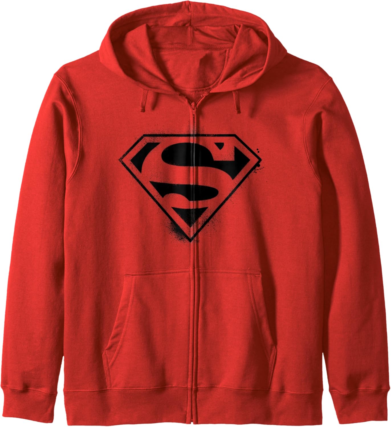 DC Comics Superman Spray Paint Logo C1 Zip Hoodie