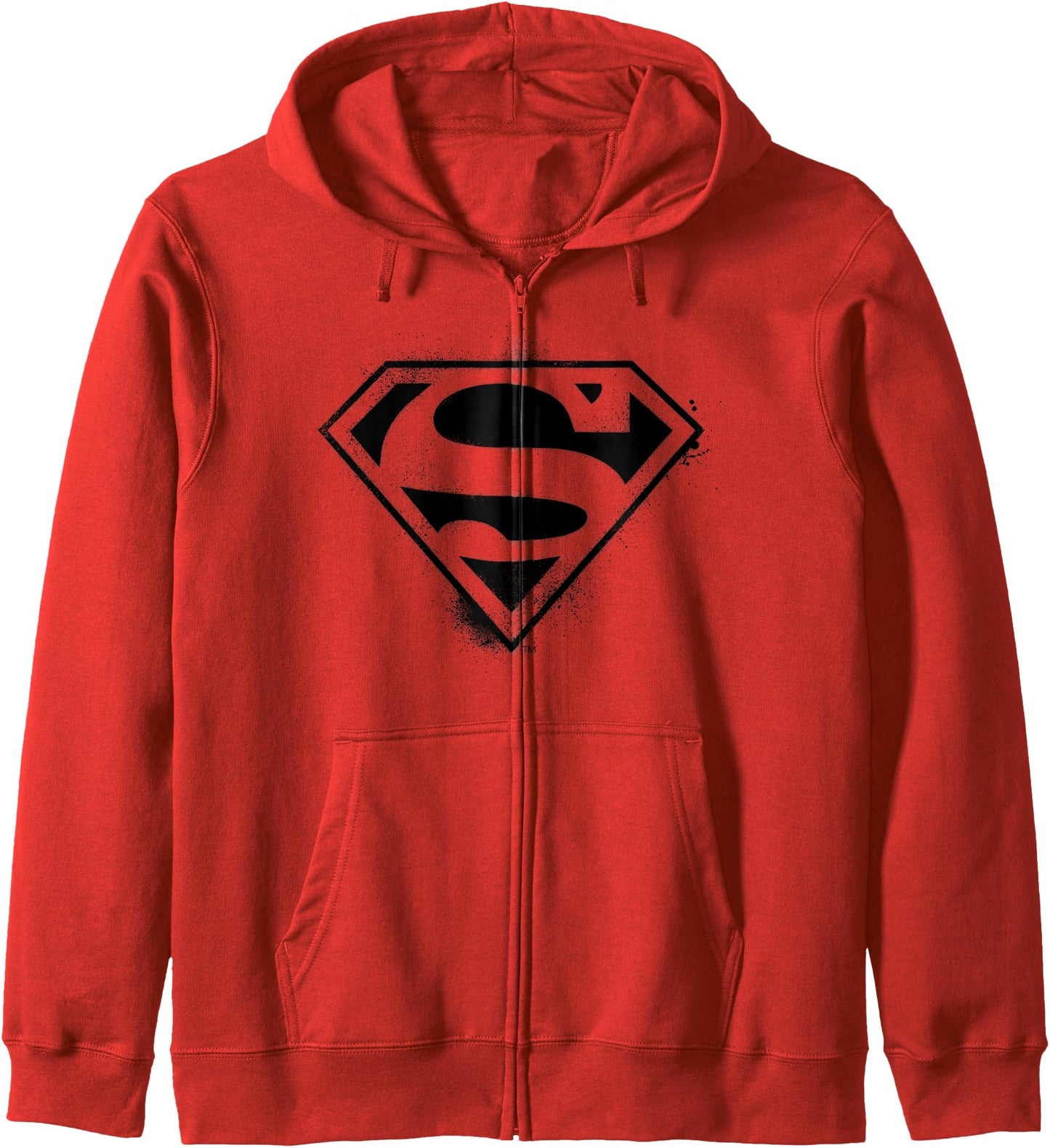 DC Comics Superman Spray Paint Logo C1 Zip Hoodie