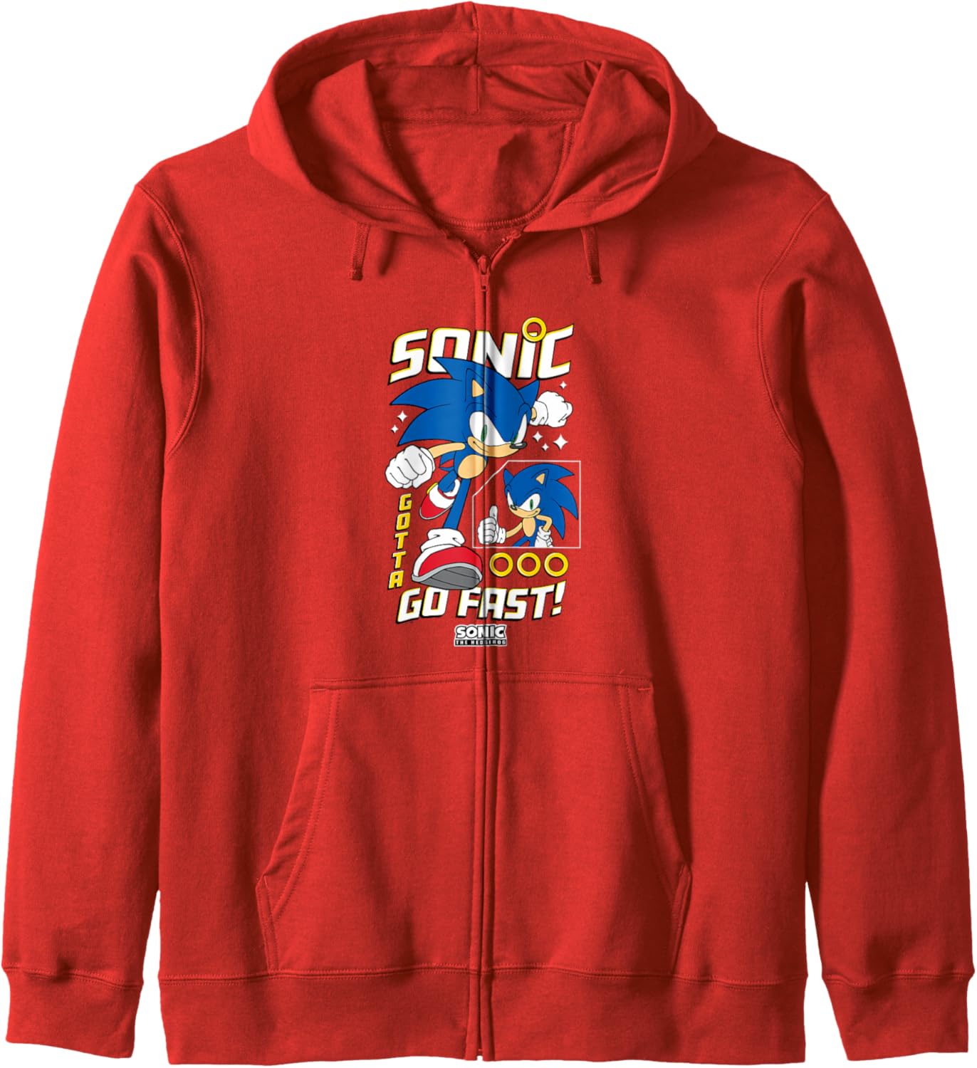 Sonic The Hedgehog Gotta Go Fast! Epic Run Zip Hoodie