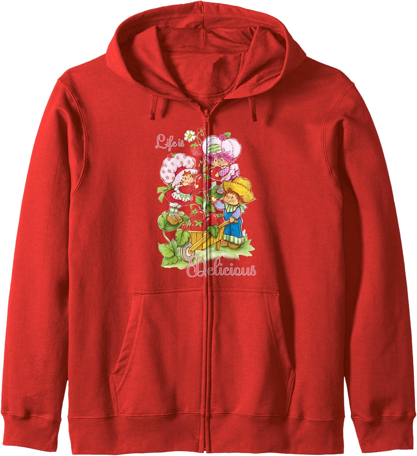 Strawberry Shortcake Group Life Is Delicious Zip Hoodie