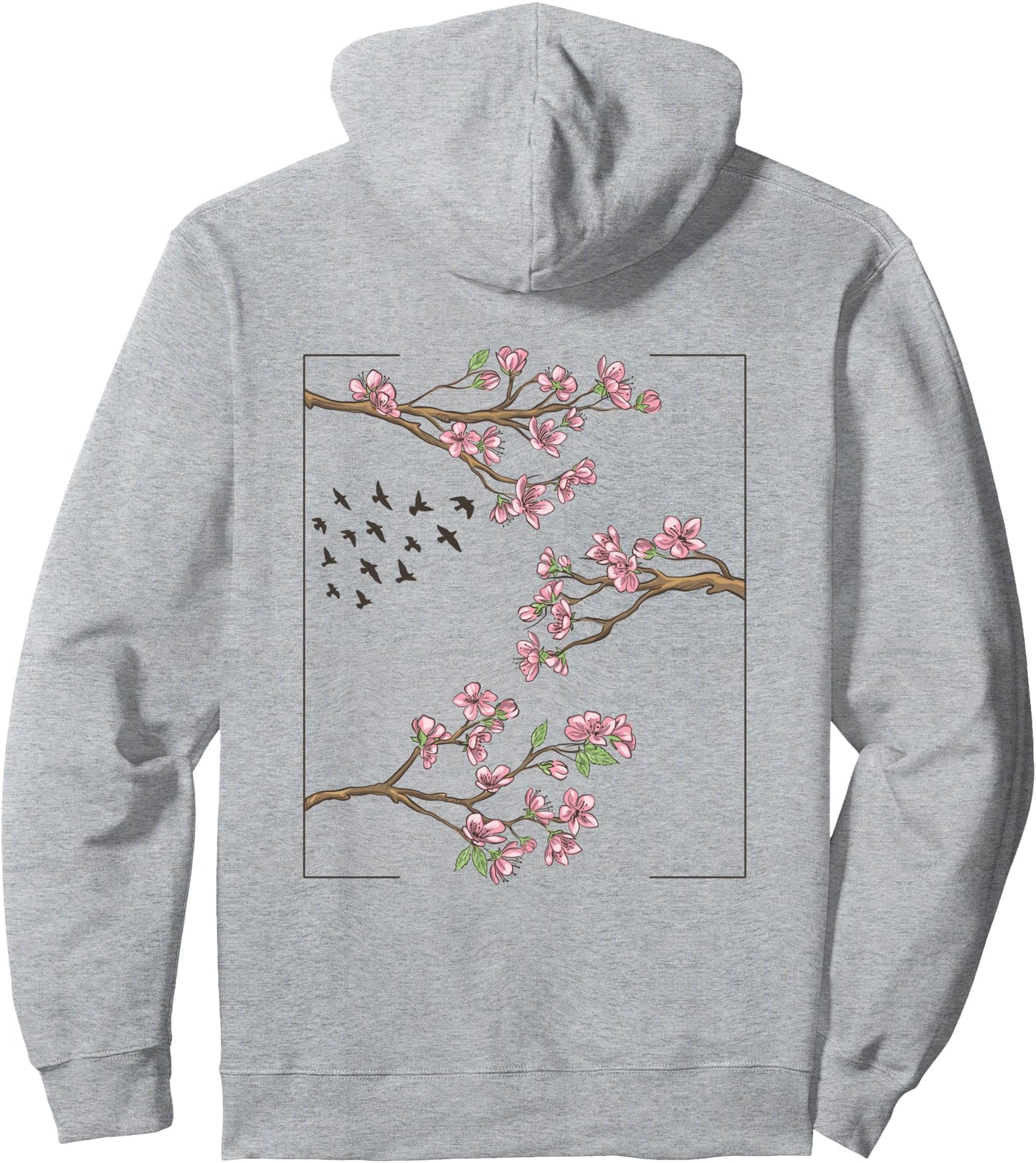 Japanese Style Cherry Blossom Tree Japan Sakura Men Women Pullover Hoodie