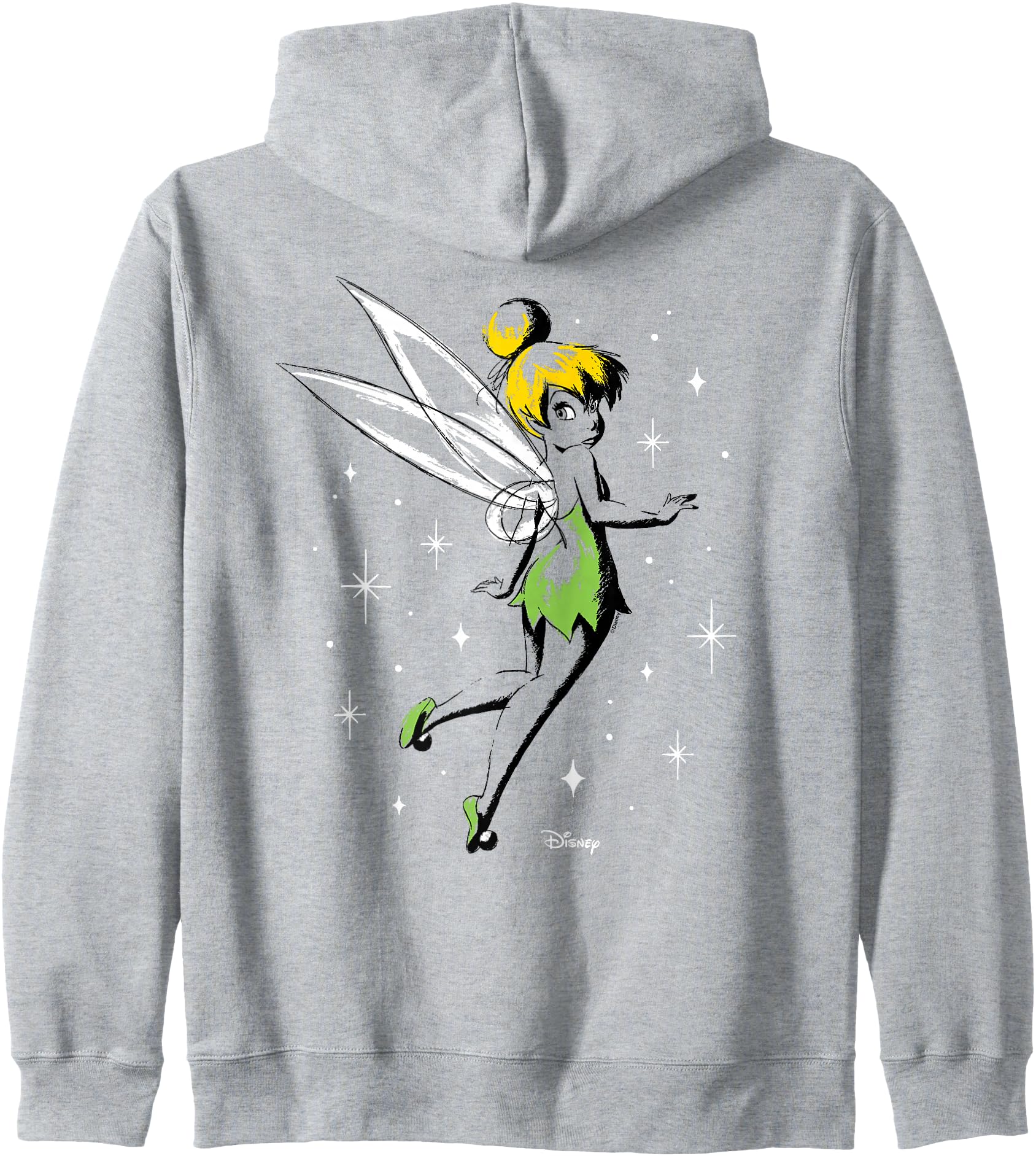 Tinker Bell - Tinker Bell Sketch Sparkles Zip Hoodie