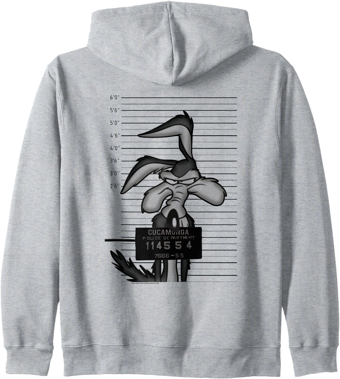 Looney Tunes Wile E. Coyote Busted Zip Hoodie