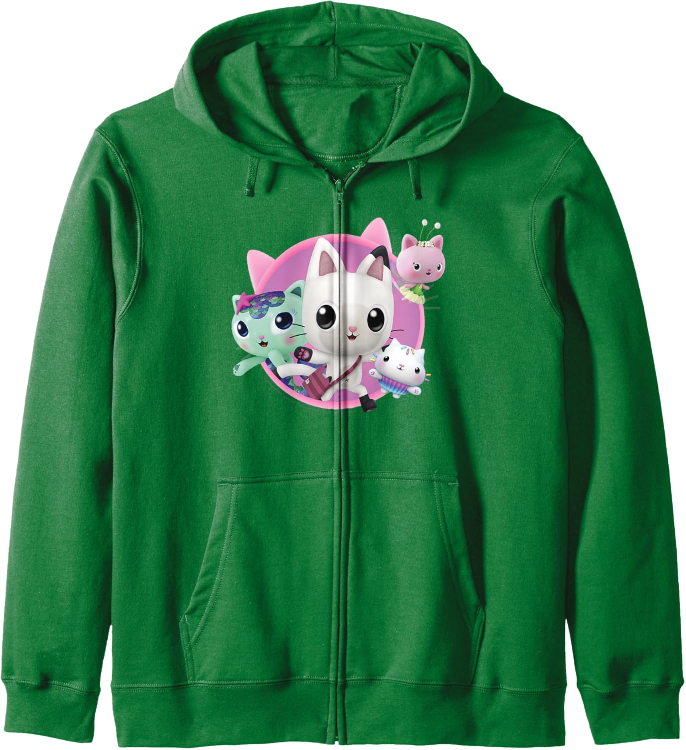 Gabby's Dollhouse Group Cats Zip Hoodie