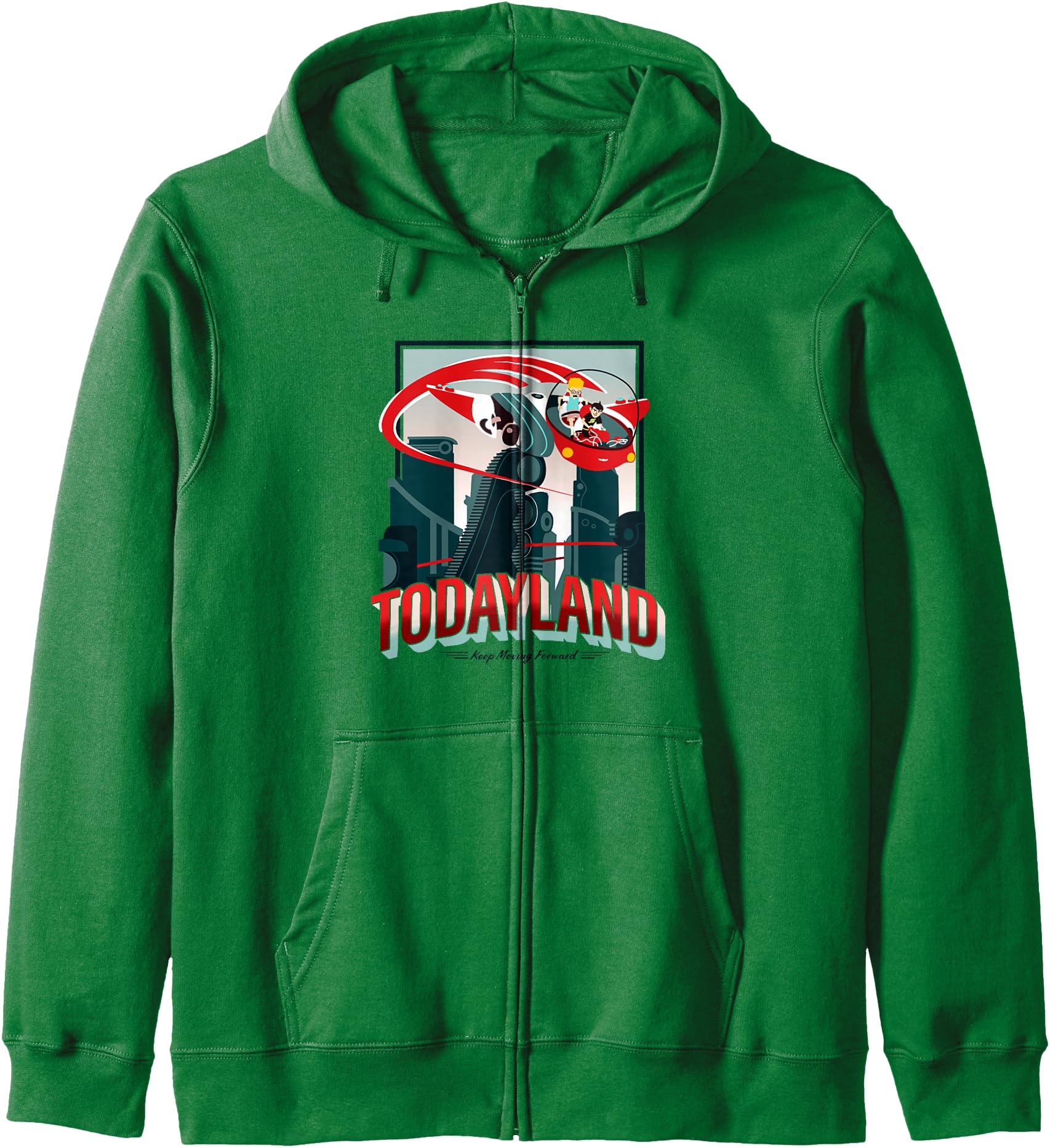 Disney Meet The Robinsons Todayland Keep Moving Forward Zip Hoodie