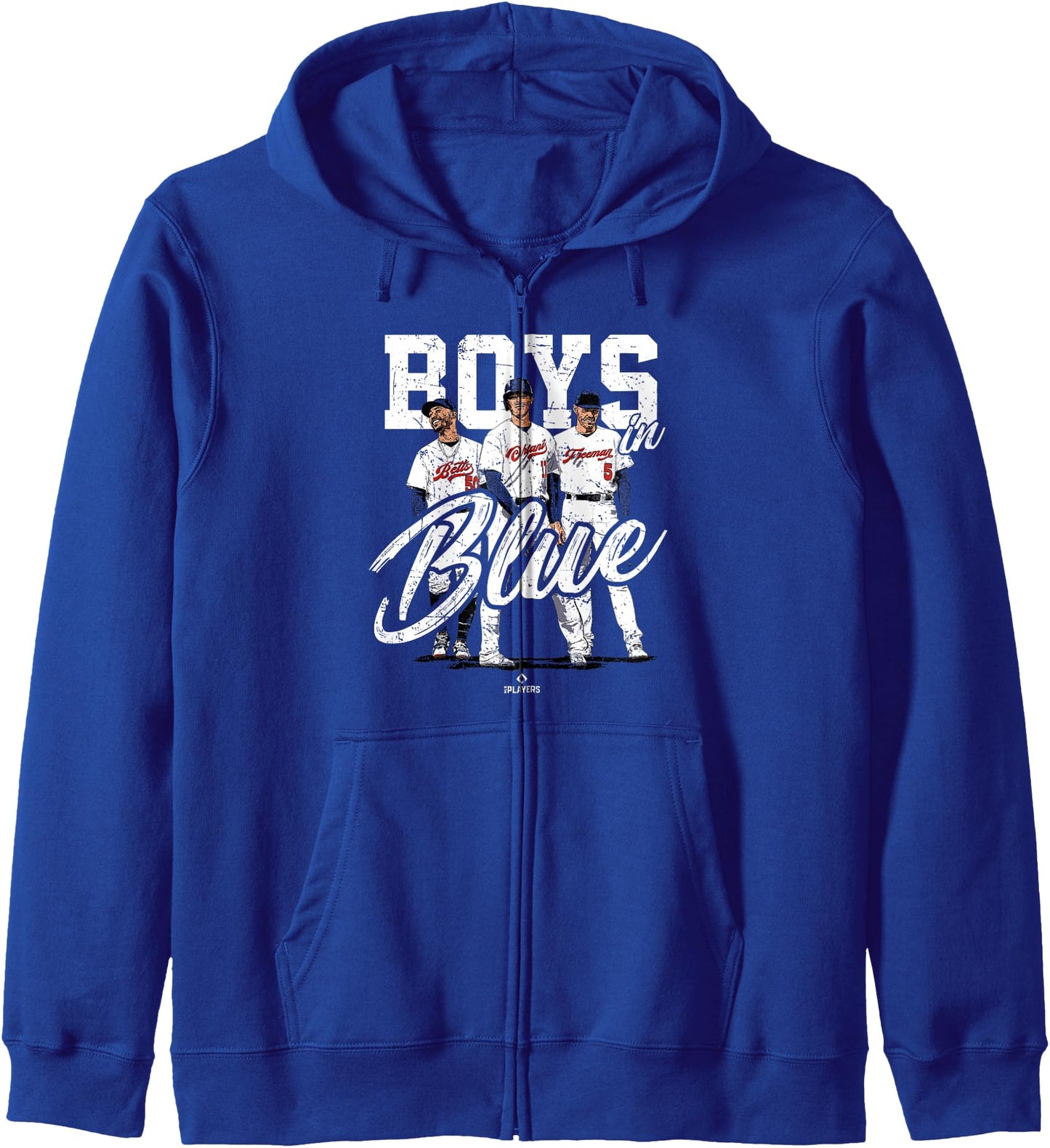 Ohtani, Betts, Freeman LA Baseball MLB Player MLBOHT3001 Zip Hoodie