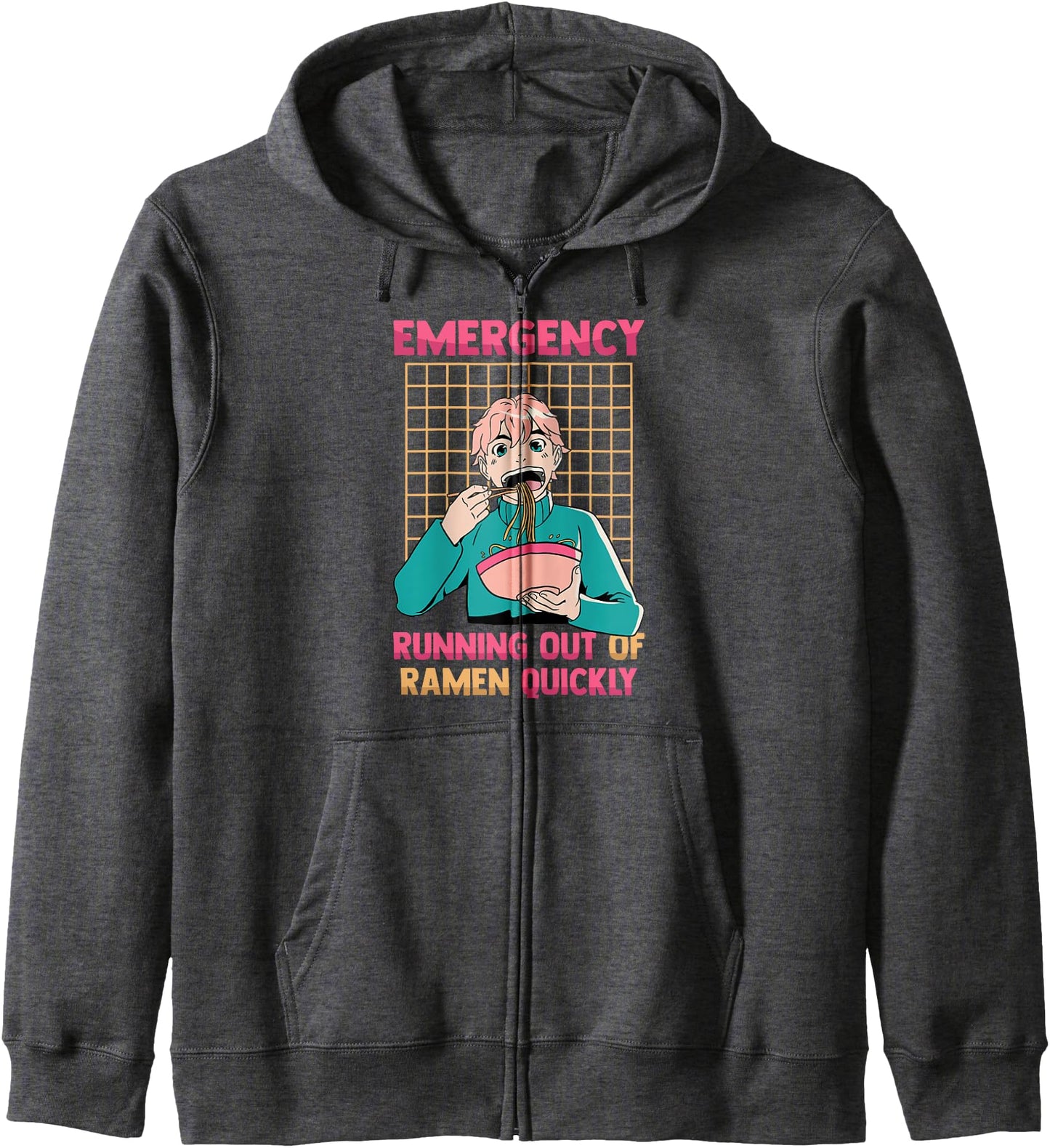 Emergency Running Out Of Ramen Quickly - Otaku Anime Hoodie
