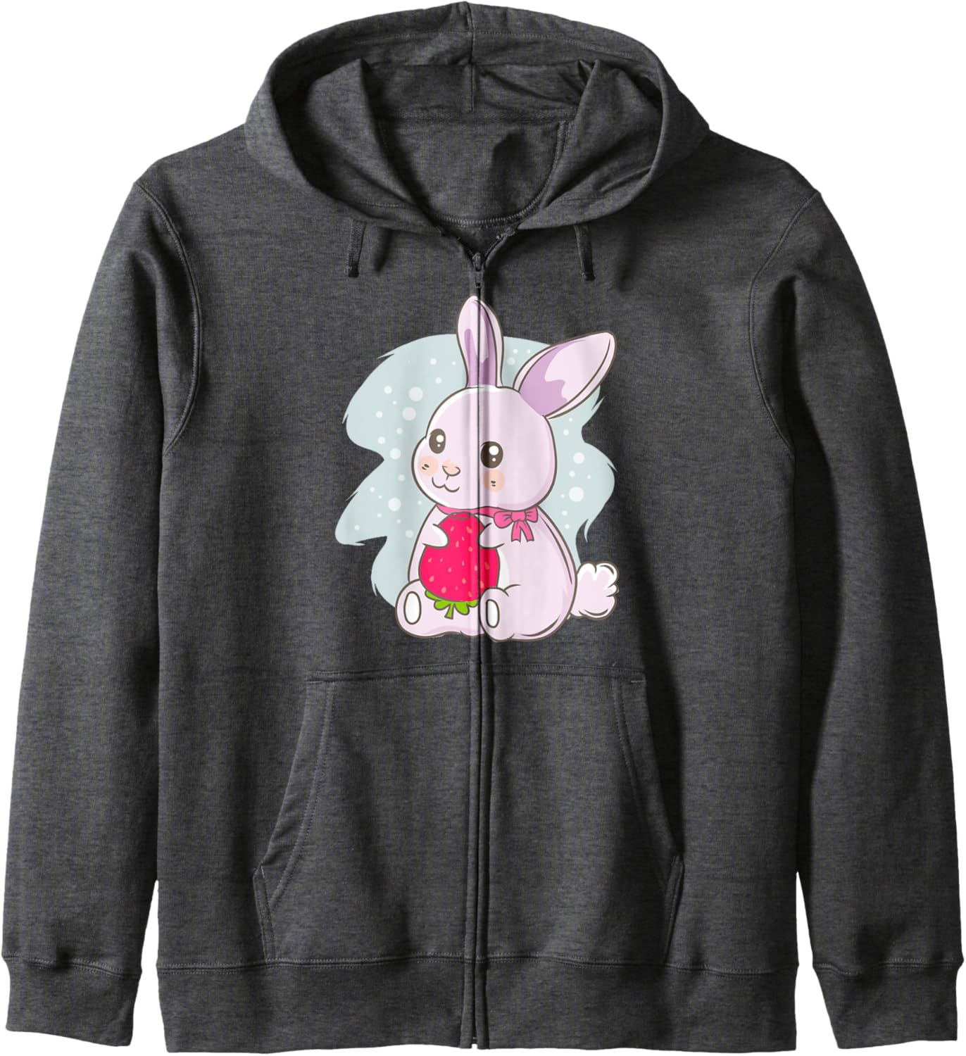 Strawberry Bunny Rabbit - Cute Kawaii Anime Japanese Hoodie