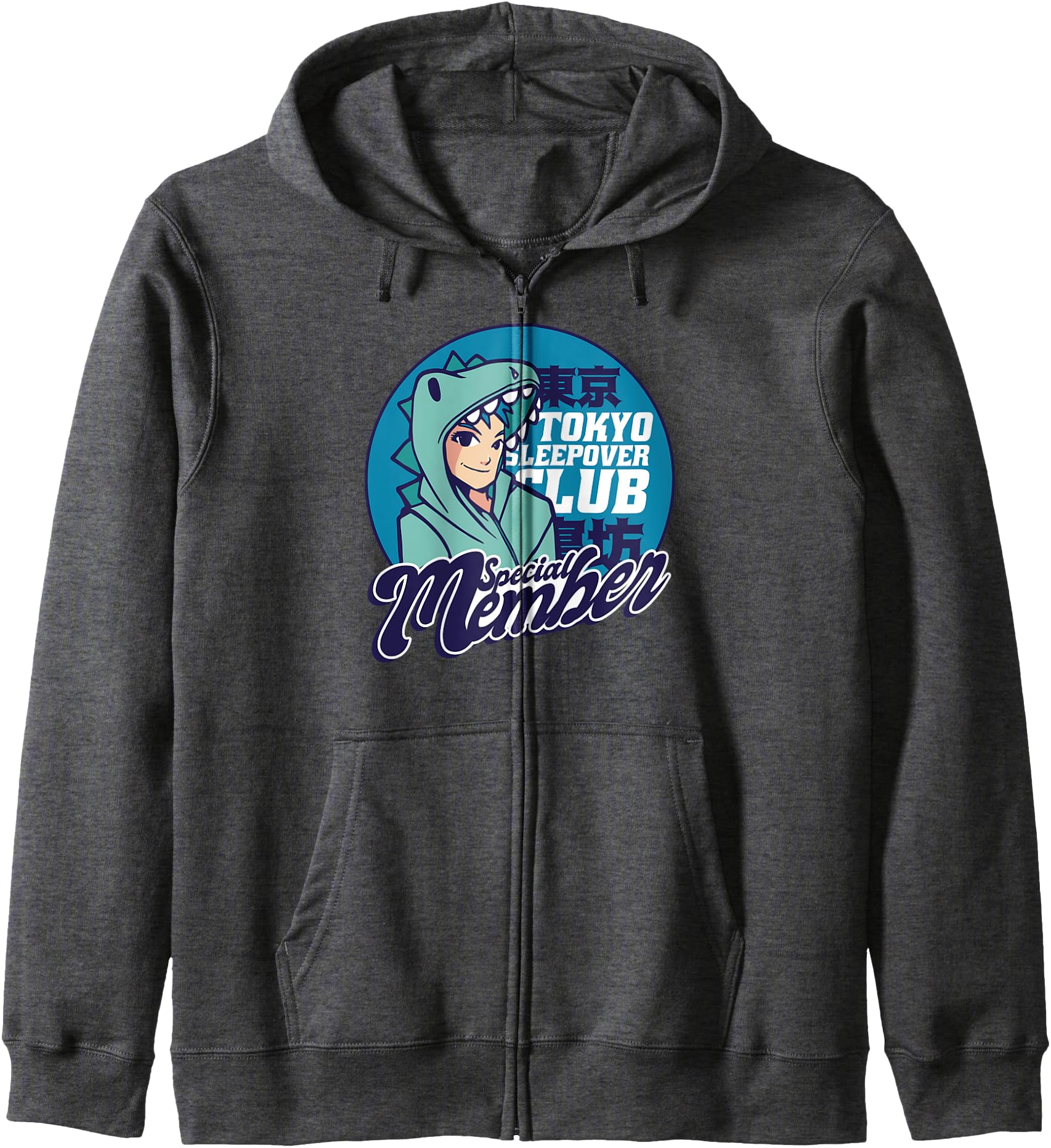 Retro Tokyo Sleepover Club Member Japanese Anime Gift Zip Hoodie