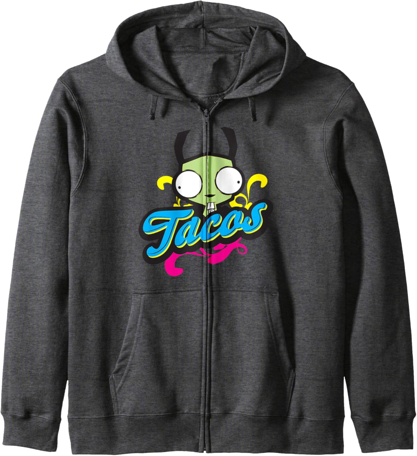 Invader Zim Gir Taco Bold Text Hoodie
