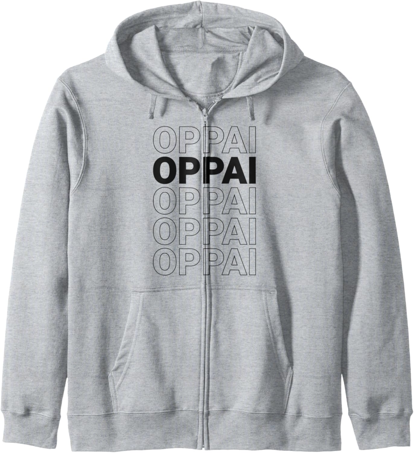 Minimal Oppai Ecchi anime fan Hoodie
