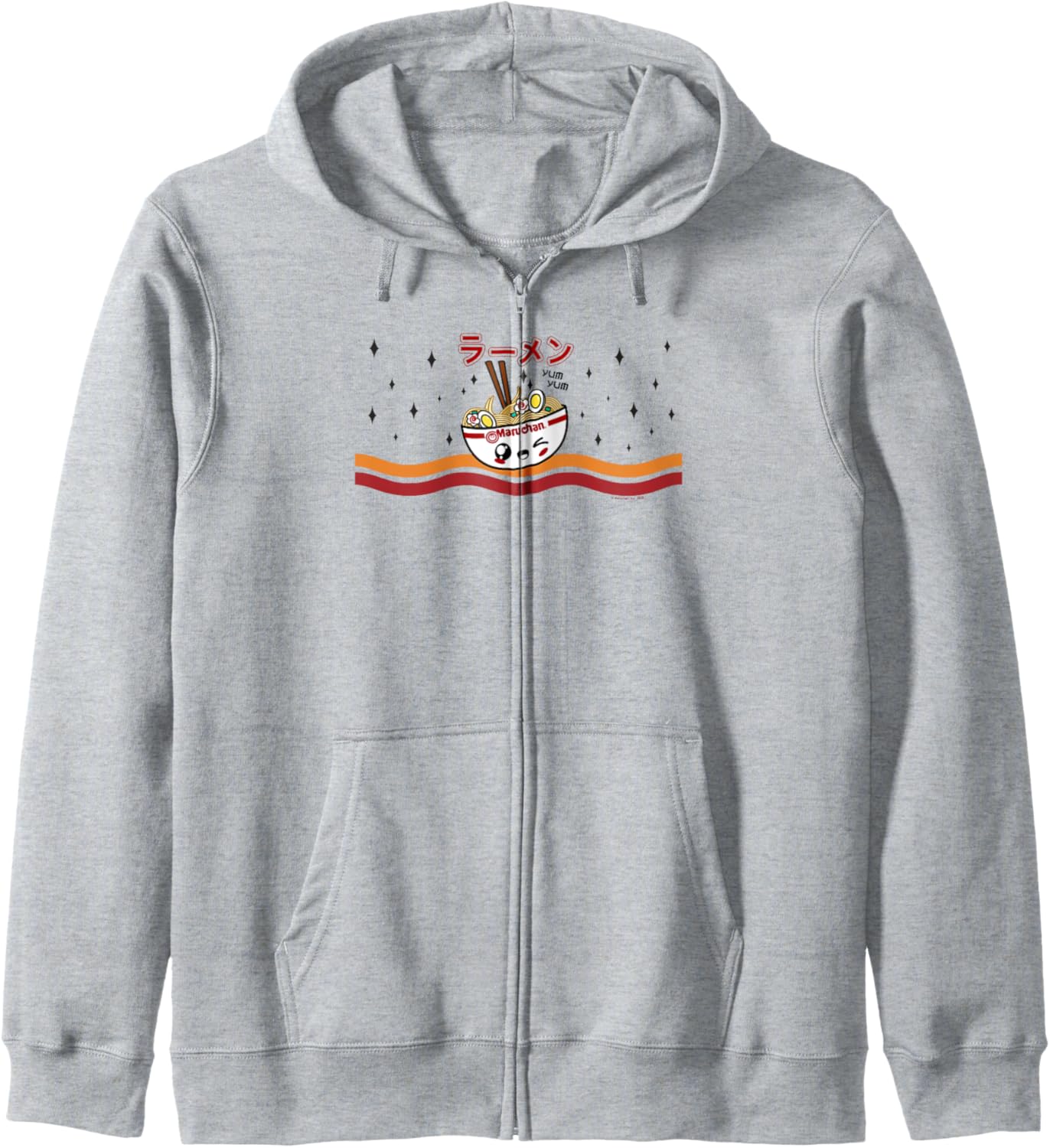 Maruchan Winking Anime Noodle Bowl Zip Hoodie