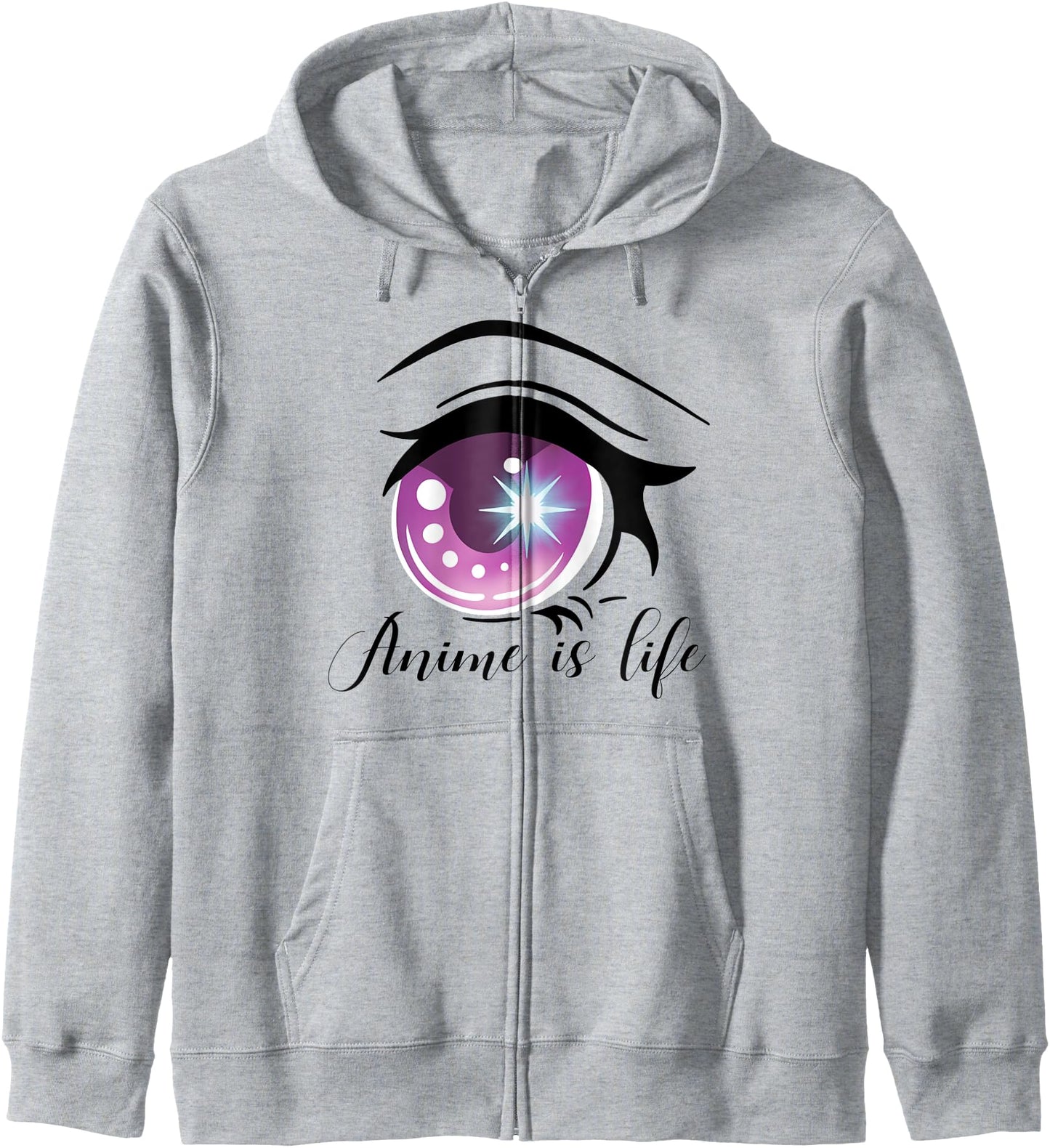Anime is Life Anime Eyes Hoodie