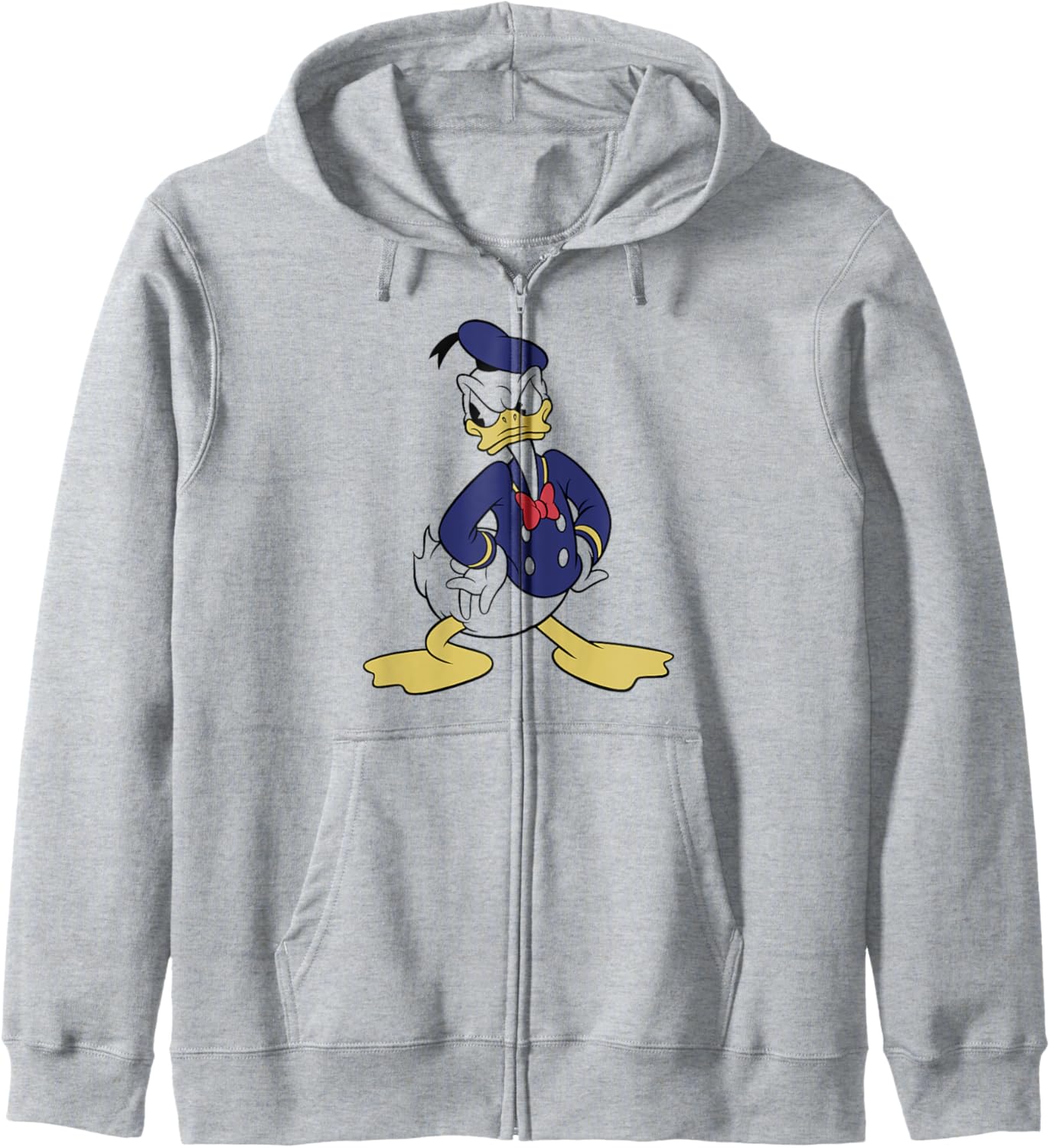 Disney Mickey And Friends Donald Duck Vintage Portrait Zip Hoodie