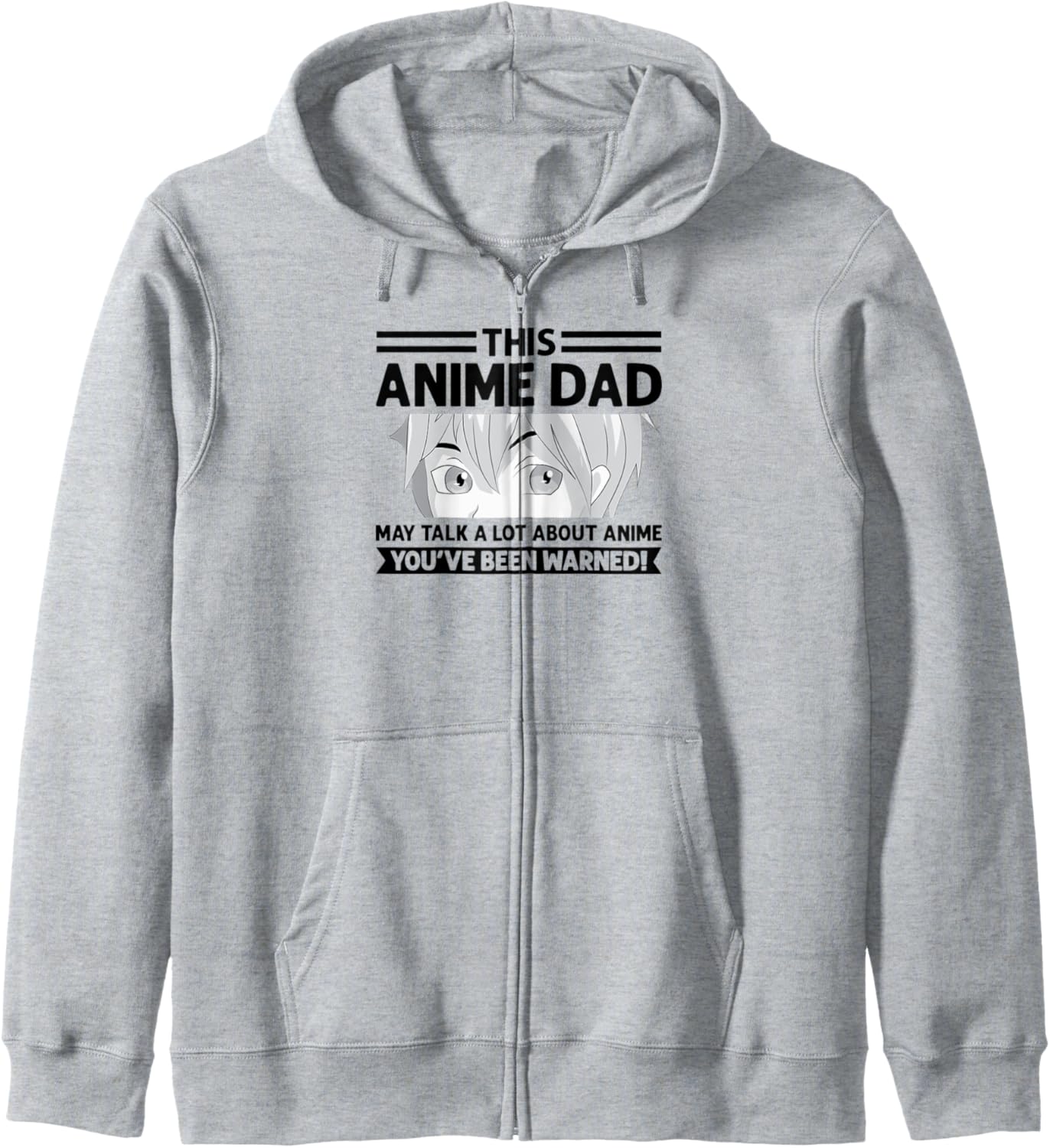 this anime dad may talk a lot about anime Anime Hoodie