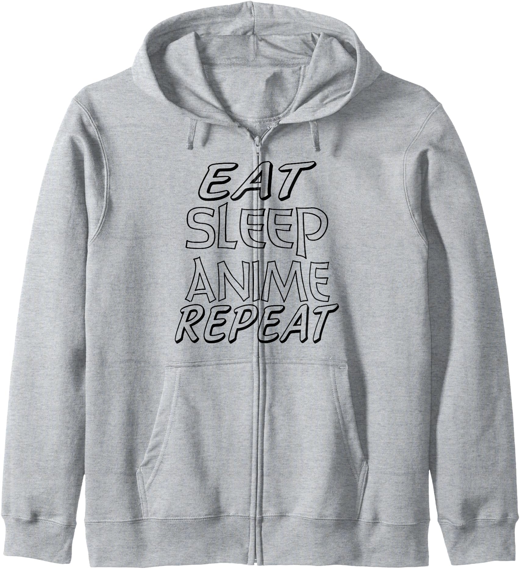 Eat Sleep Anime Repeat - Funny Anime Lover Hoodie