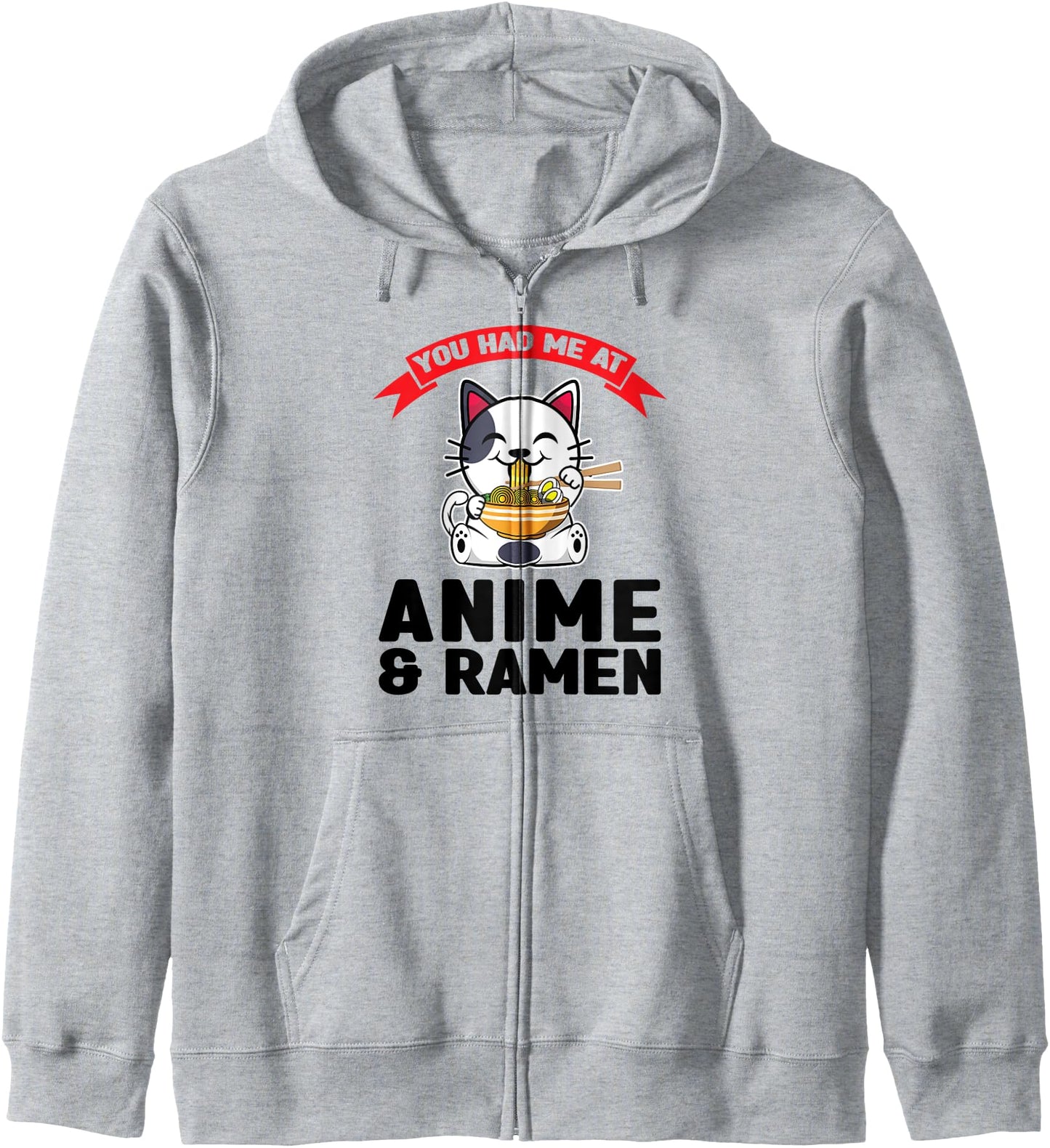 you had me at anime & ramen Cat Anime Cat Anime & ramen Hoodie