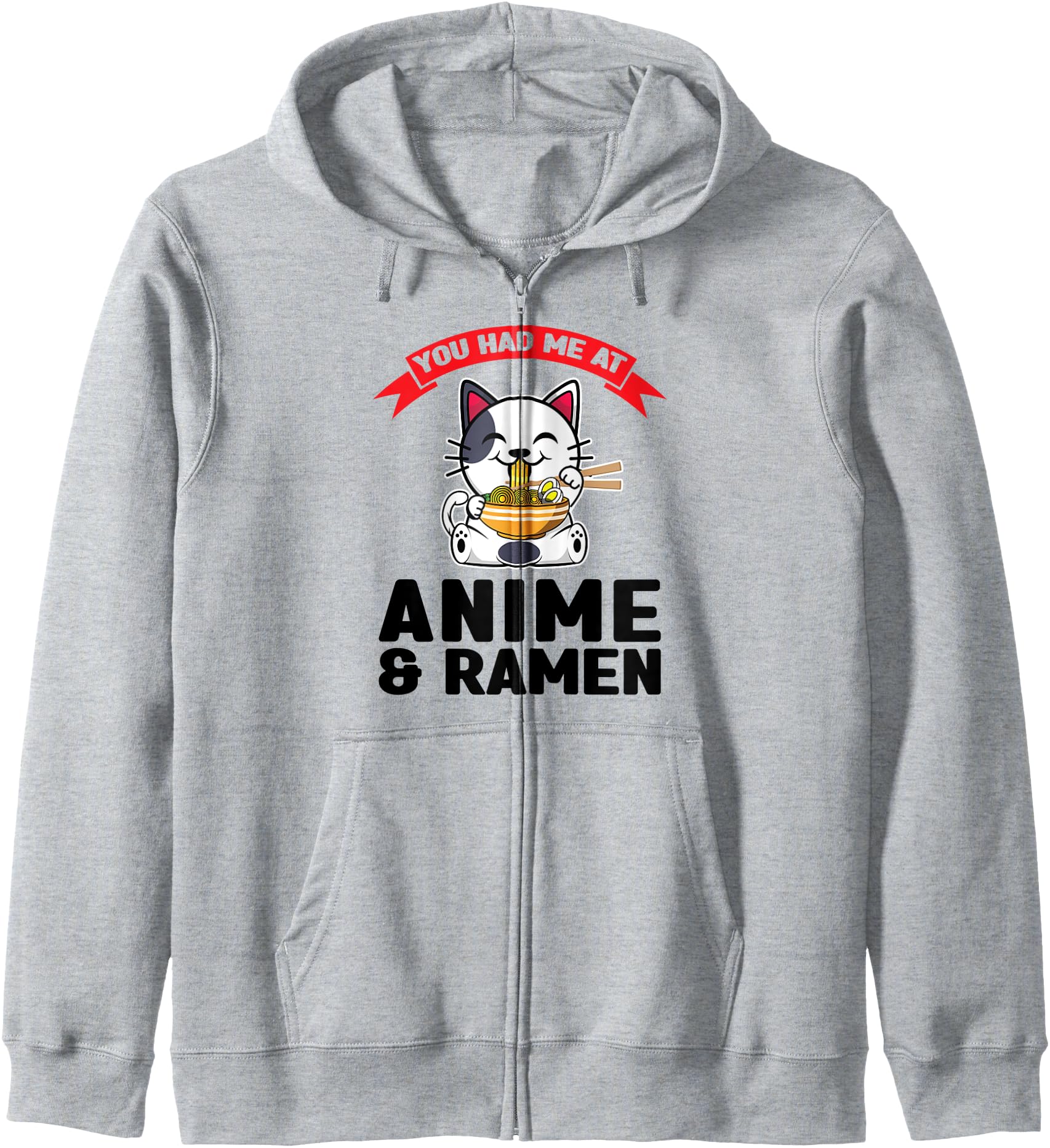 you had me at anime & ramen Cat Anime Cat Anime & ramen Hoodie