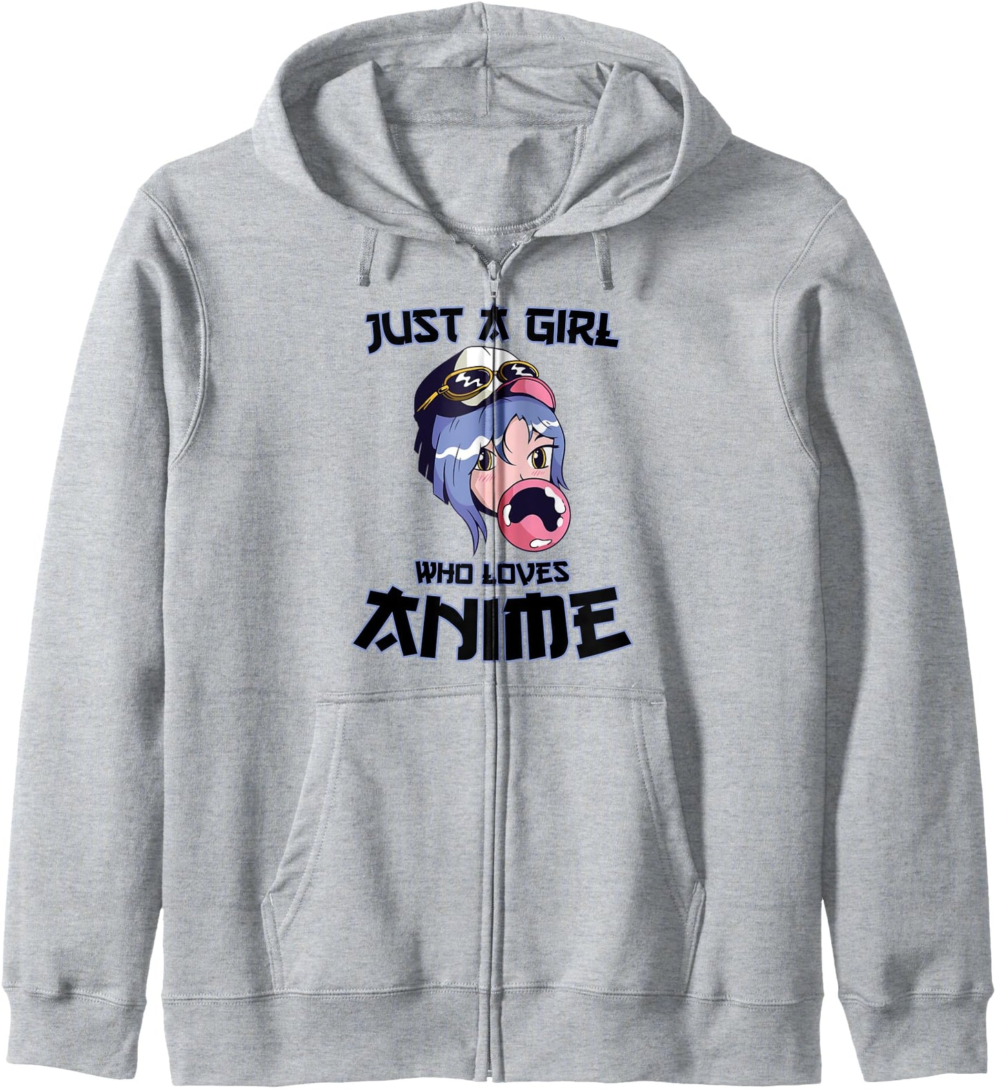 Just A Girl Who Loves Anime Gifts for Teen Girls Anime Merch Hoodie