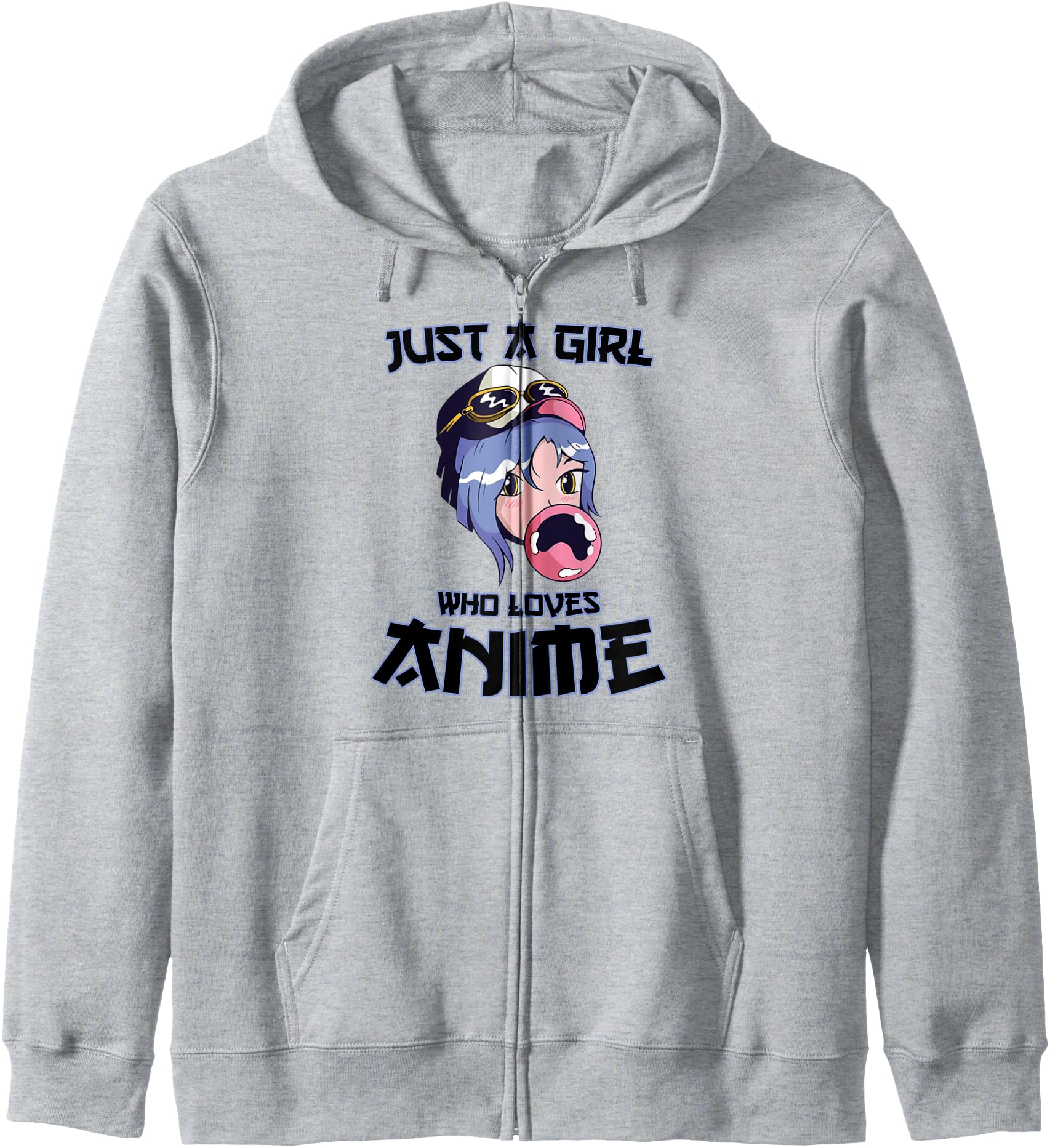 Just A Girl Who Loves Anime Gifts for Teen Girls Anime Merch Hoodie