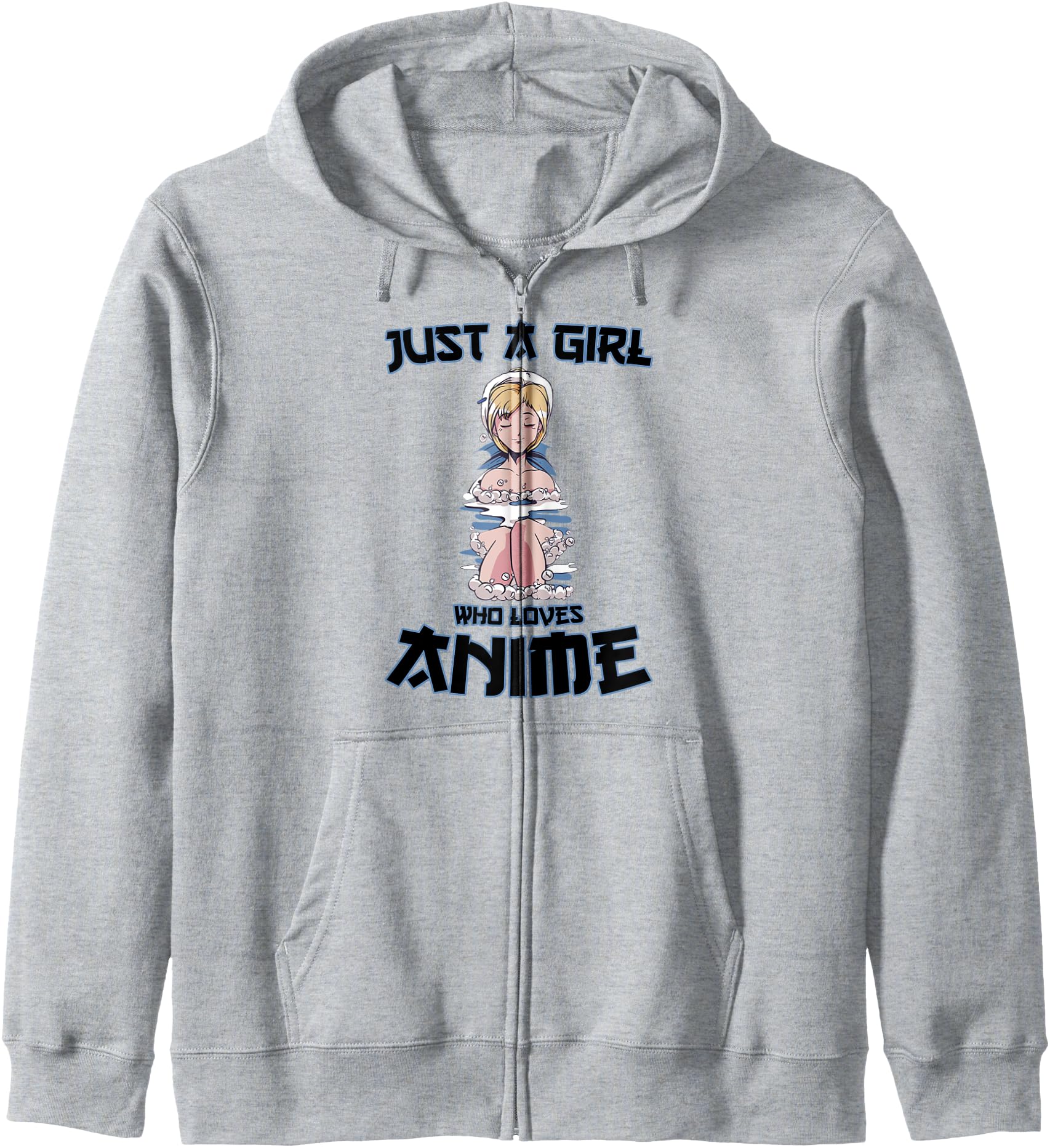 Just A Girl Who Loves Anime Gifts for Teen Girls Anime Merch Hoodie