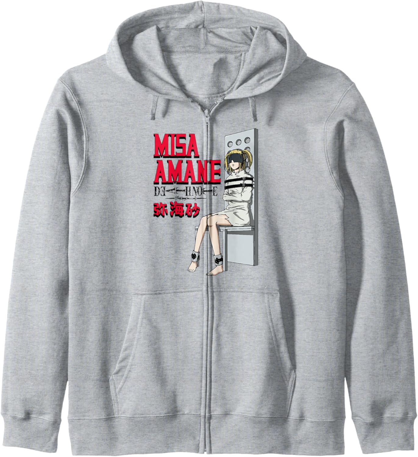 Death Note Misa Amane in Chair Anime Zip Hoodie
