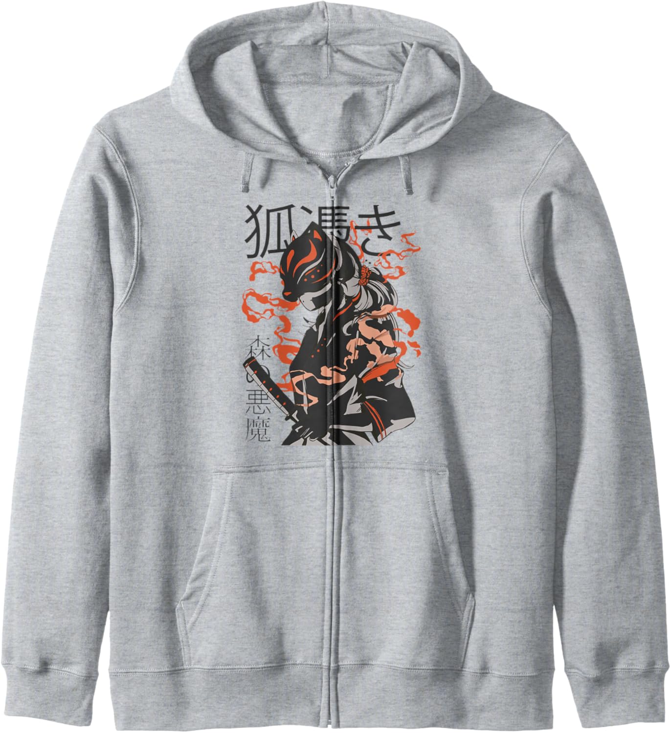 Samurai Warrior Japanese Japan Anime Hoodie