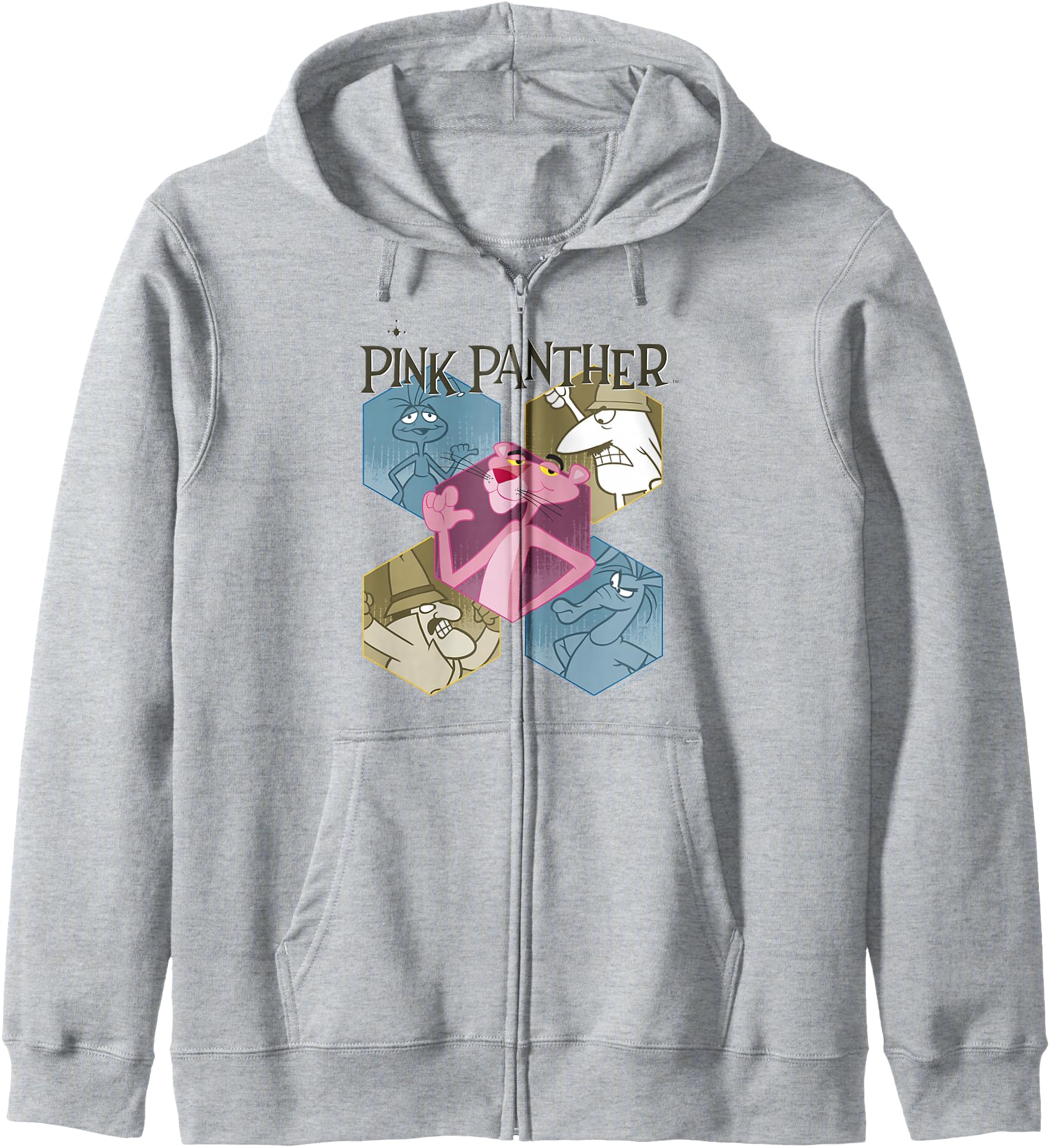 Pink Panther Hexagonal Portraits Zip Hoodie