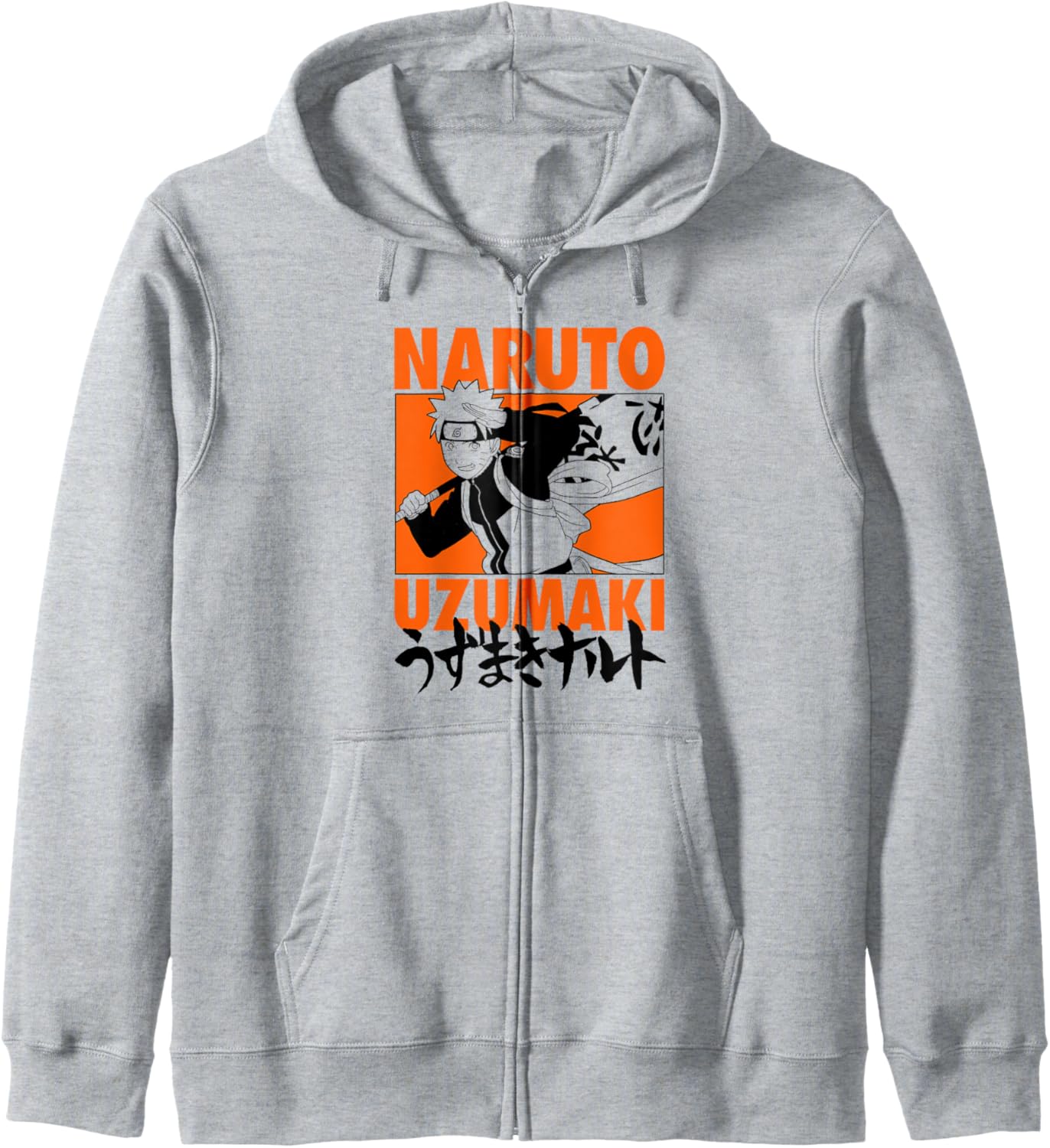 Naruto Shippuden Cover Art with Logo Anime Hoodie