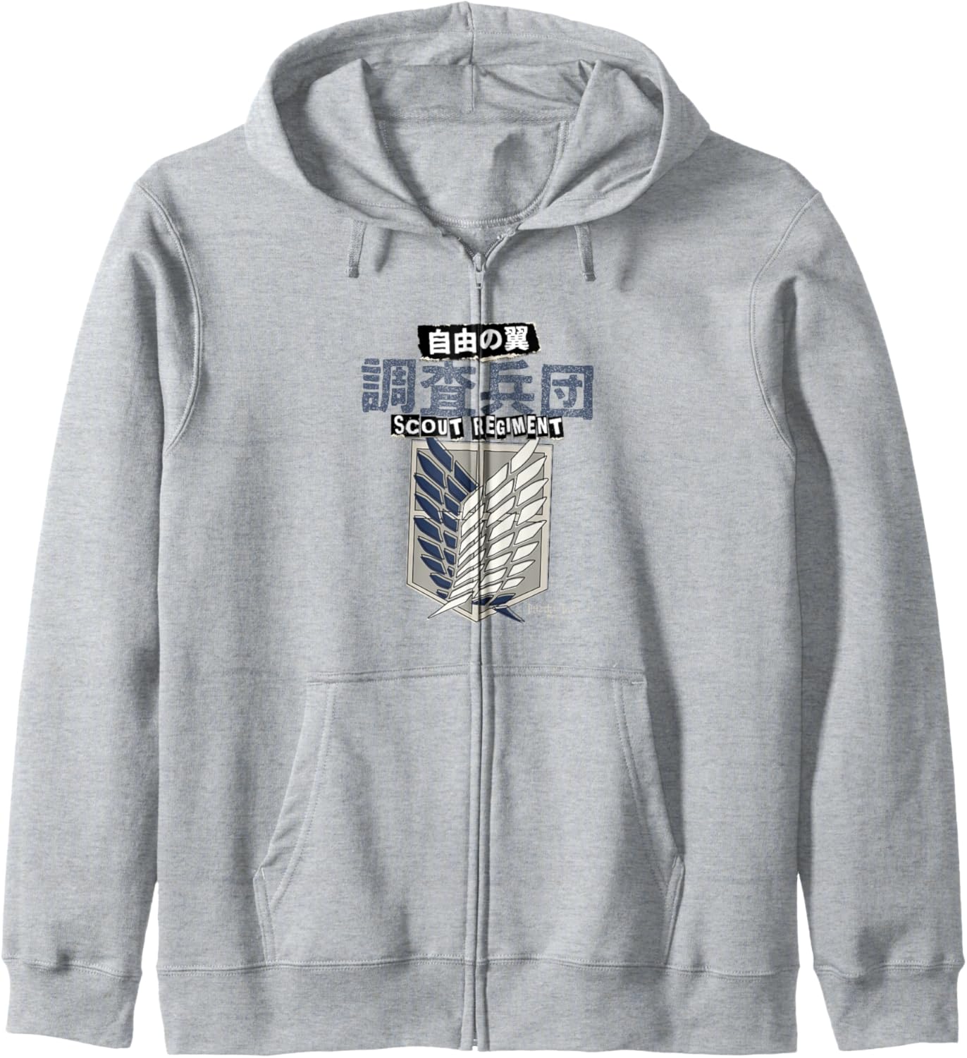 Attack on Titan Season 3 Scout Regiment Punk Logo Anime Hoodie