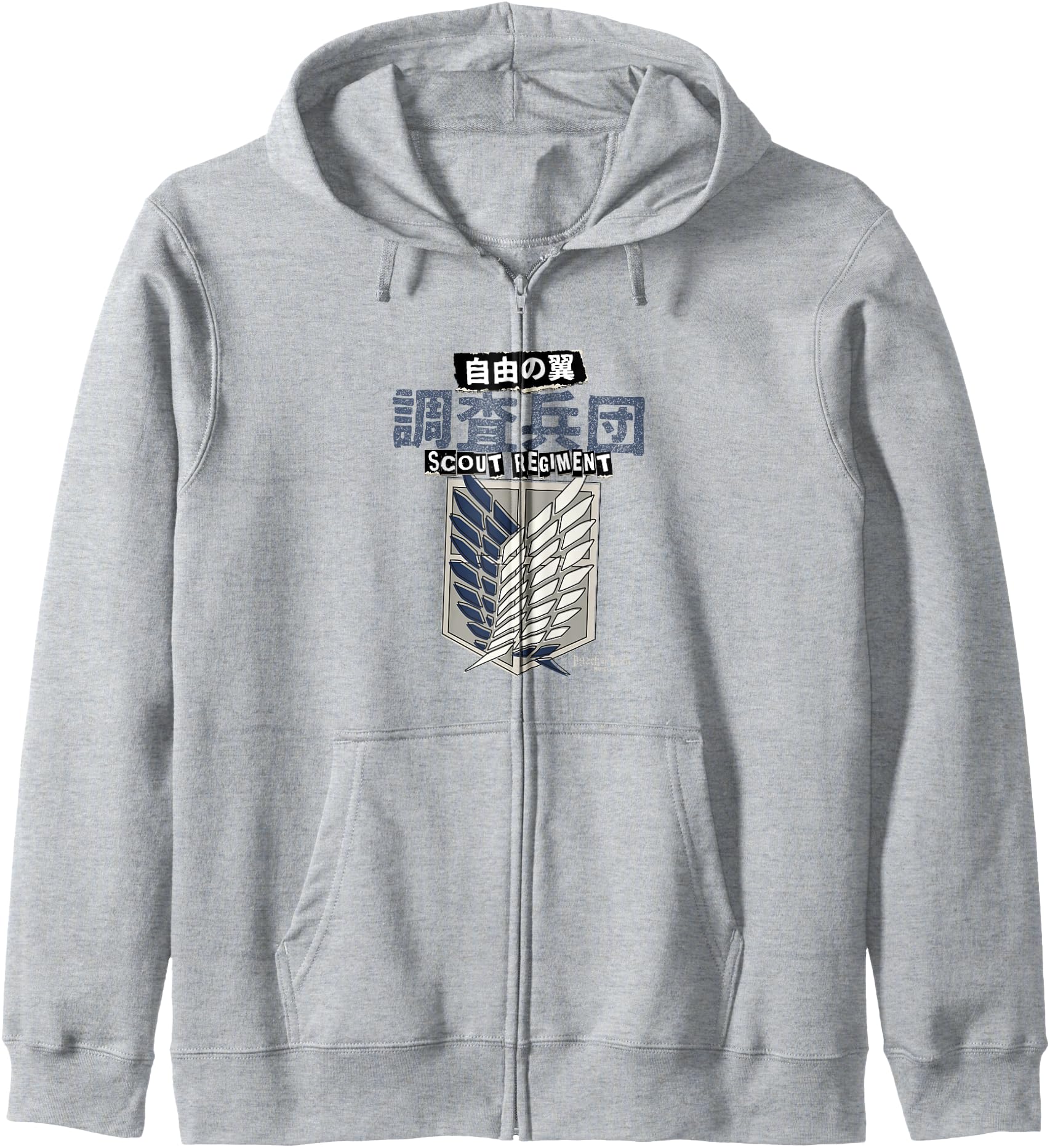 Attack on Titan Season 3 Scout Regiment Punk Logo Anime Hoodie