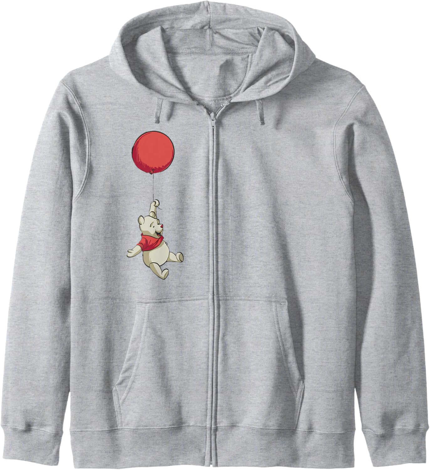 Disney Winnie The Pooh Floating Along Portrait Zip Hoodie